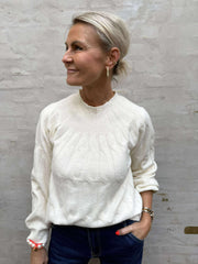 GEMINI LS HIGHNECK PULLOVER - Birch_W. MELANGE