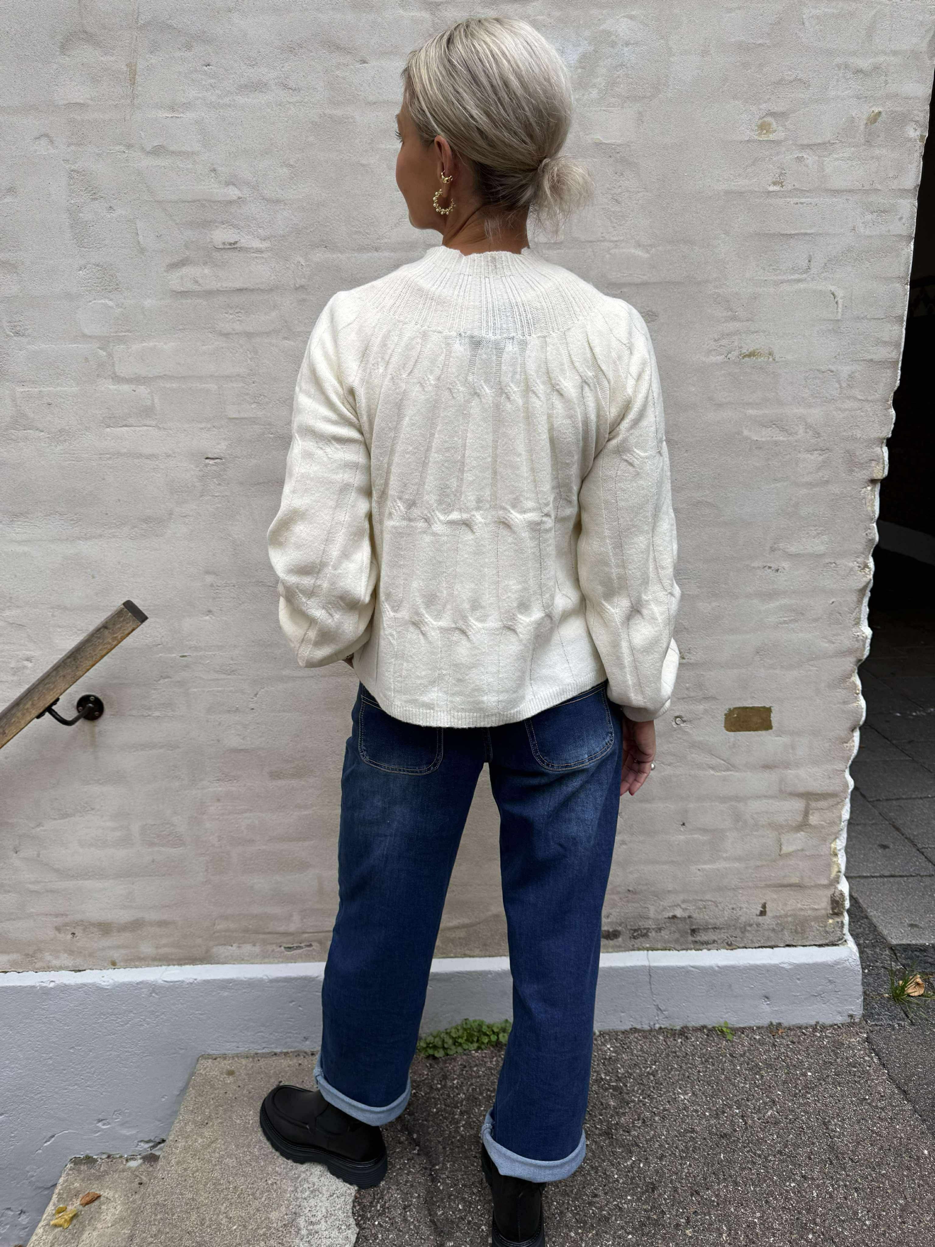 GEMINI LS HIGHNECK PULLOVER - Birch_W. MELANGE