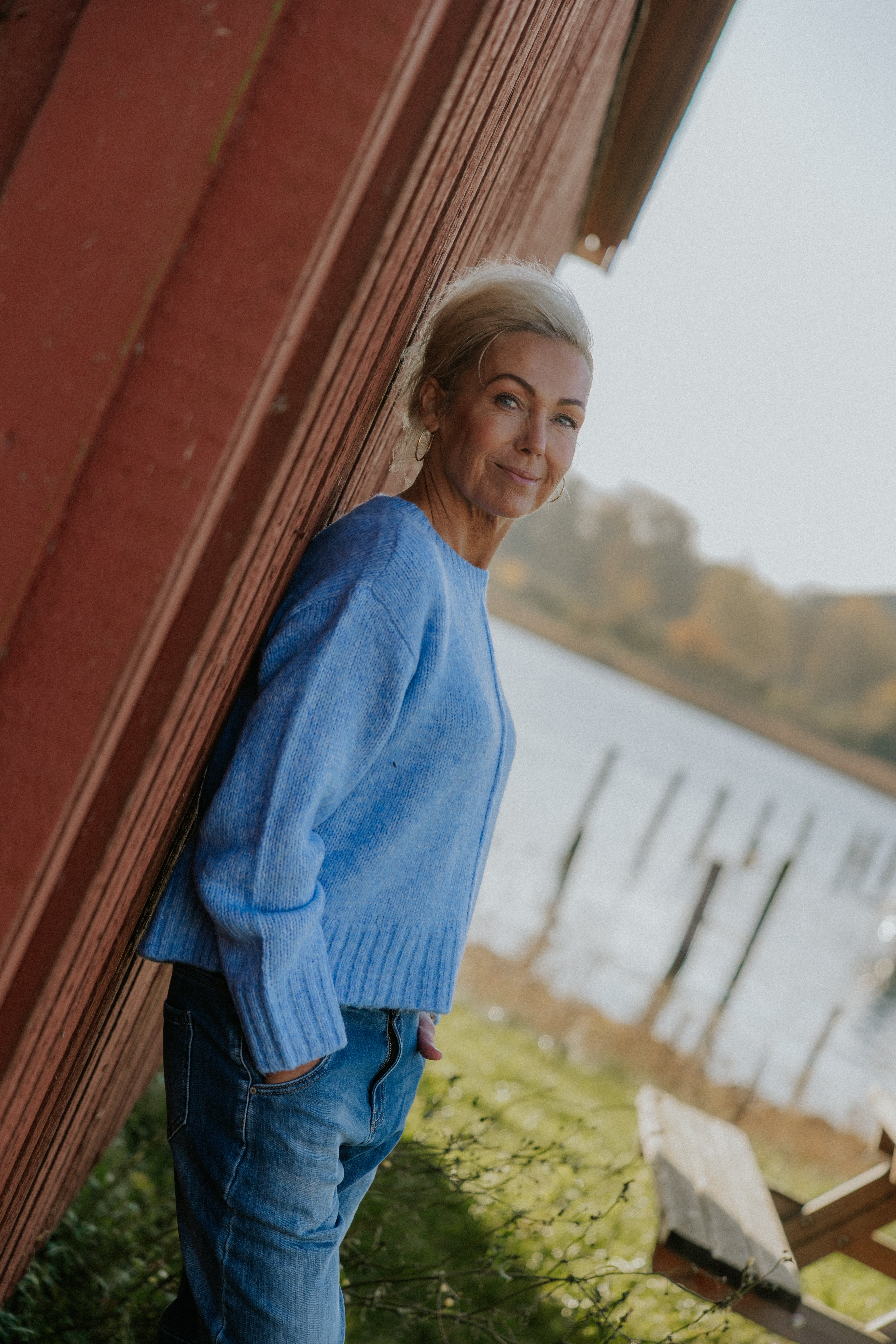 MALONE L/S O-NECK PULLOVER - Ebb And Flow MELANGE