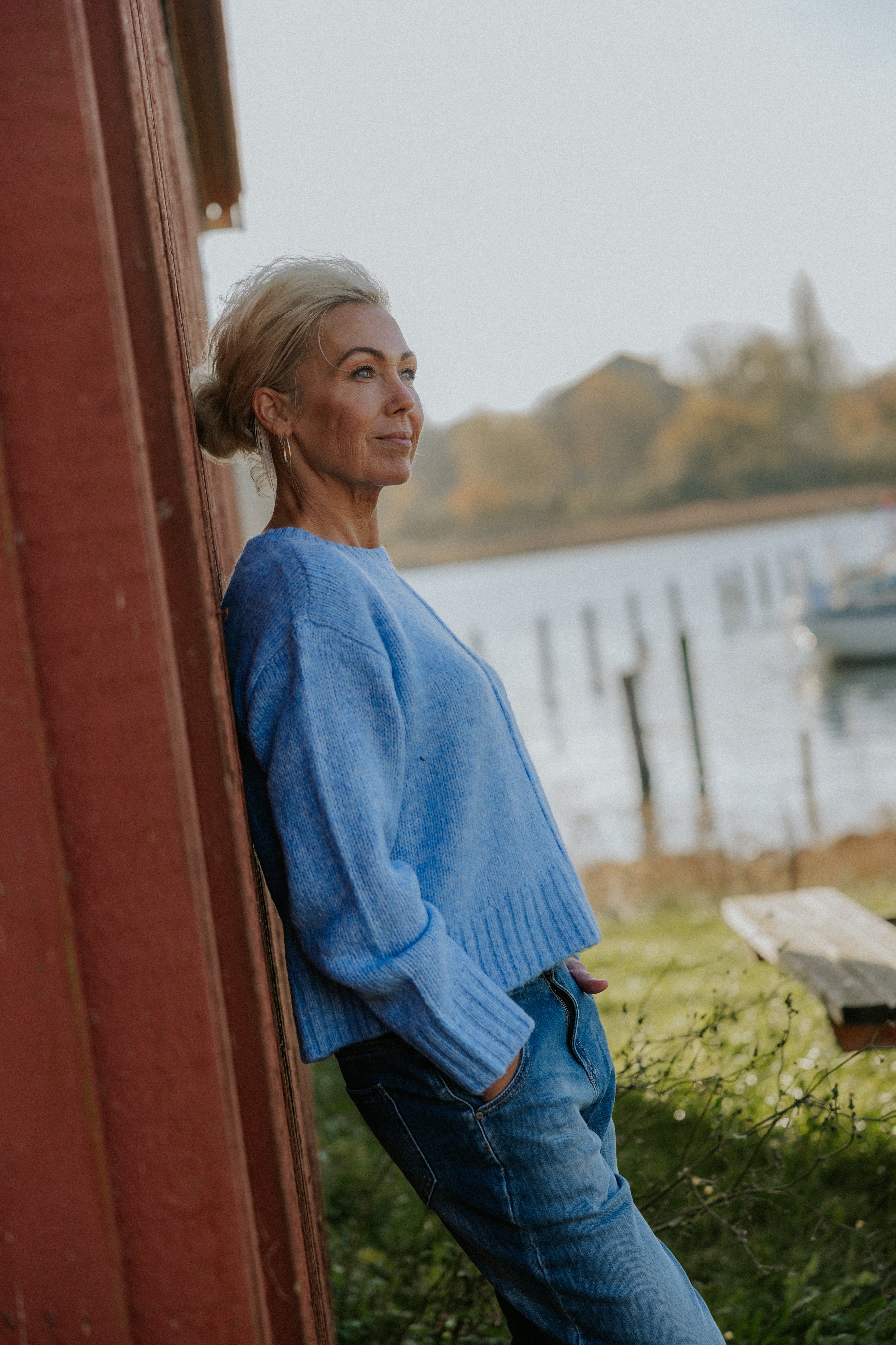 MALONE L/S O-NECK PULLOVER - Ebb And Flow MELANGE