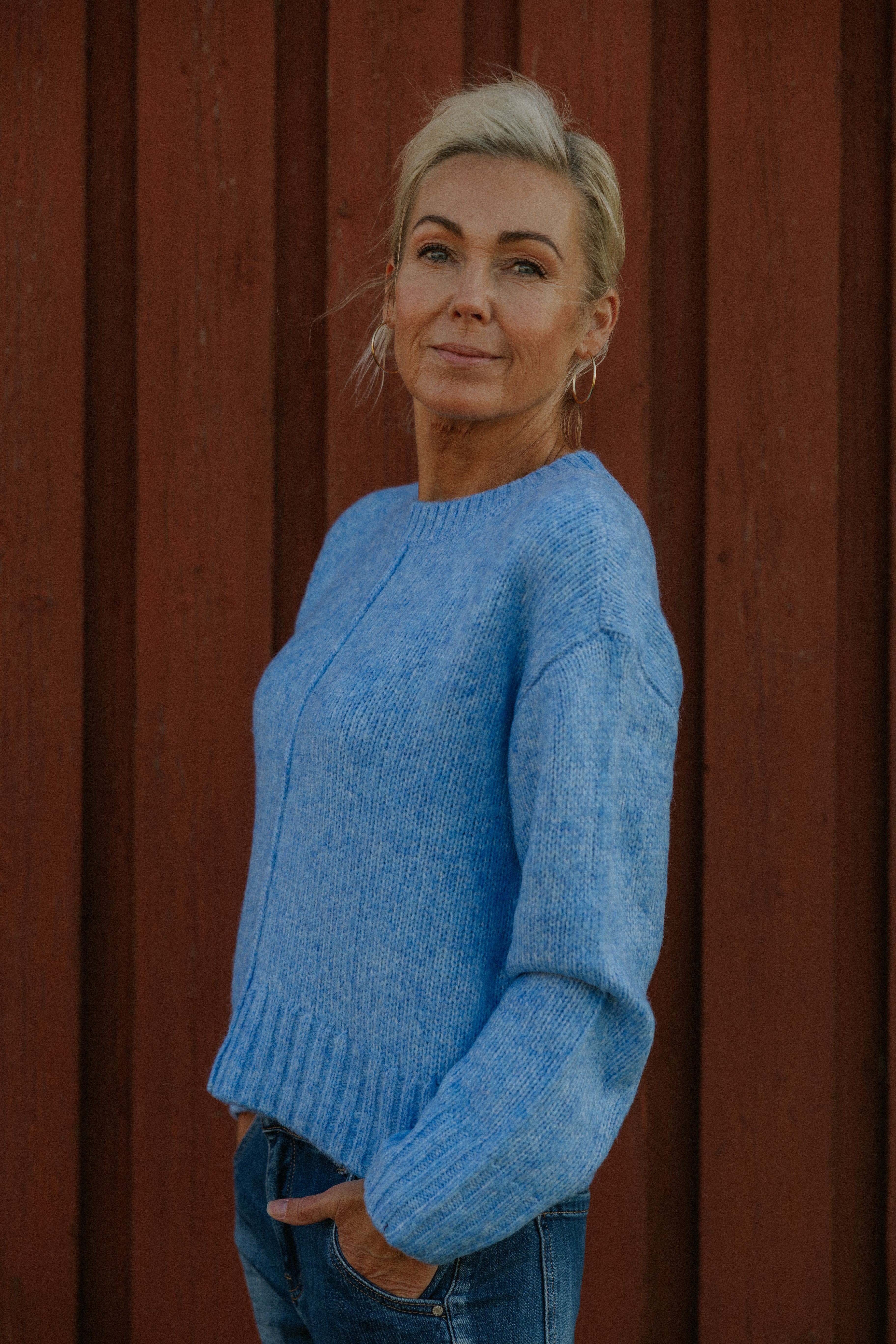 MALONE L/S O-NECK PULLOVER - Ebb And Flow MELANGE