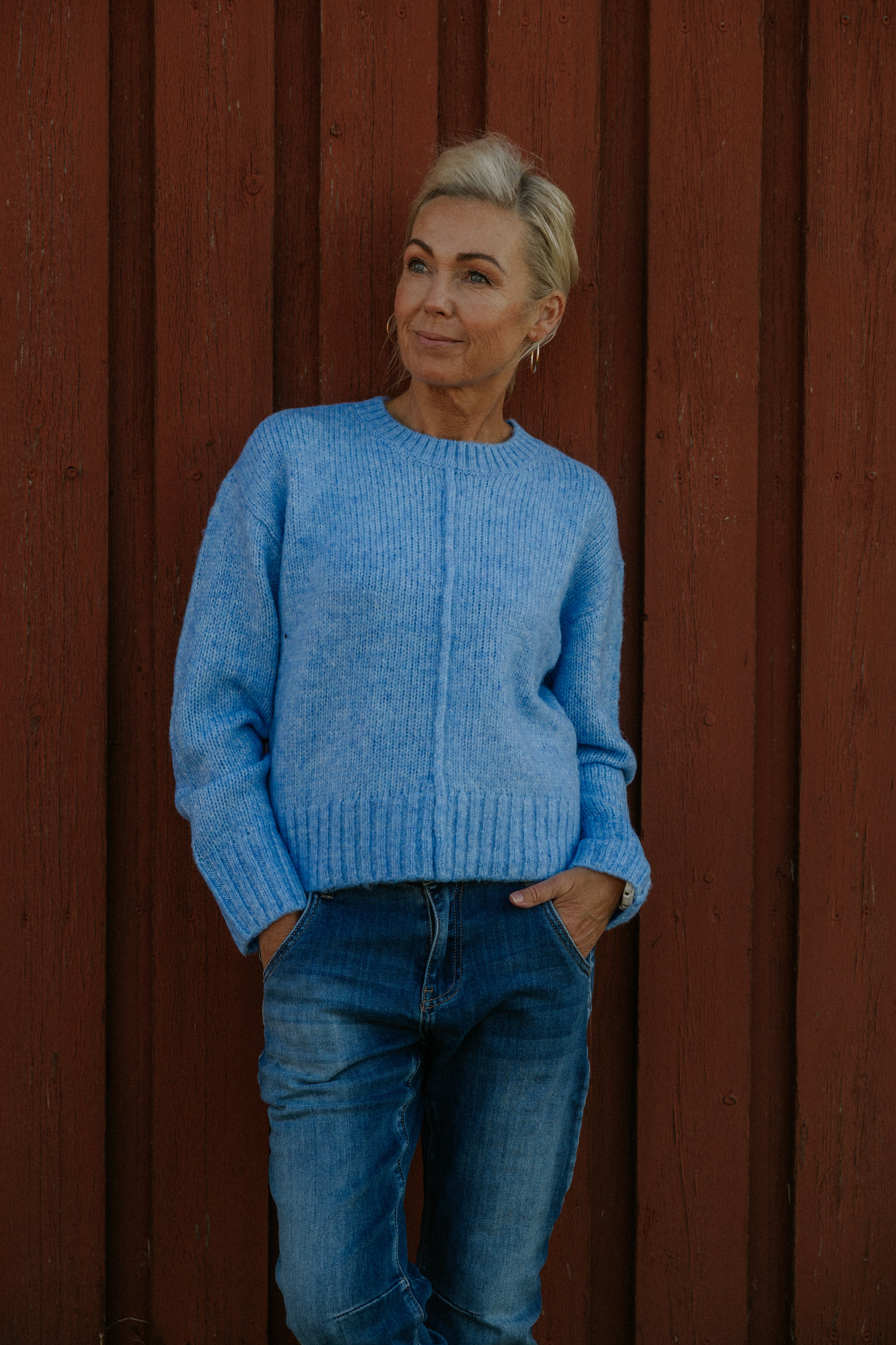 MALONE L/S O-NECK PULLOVER - Ebb And Flow MELANGE