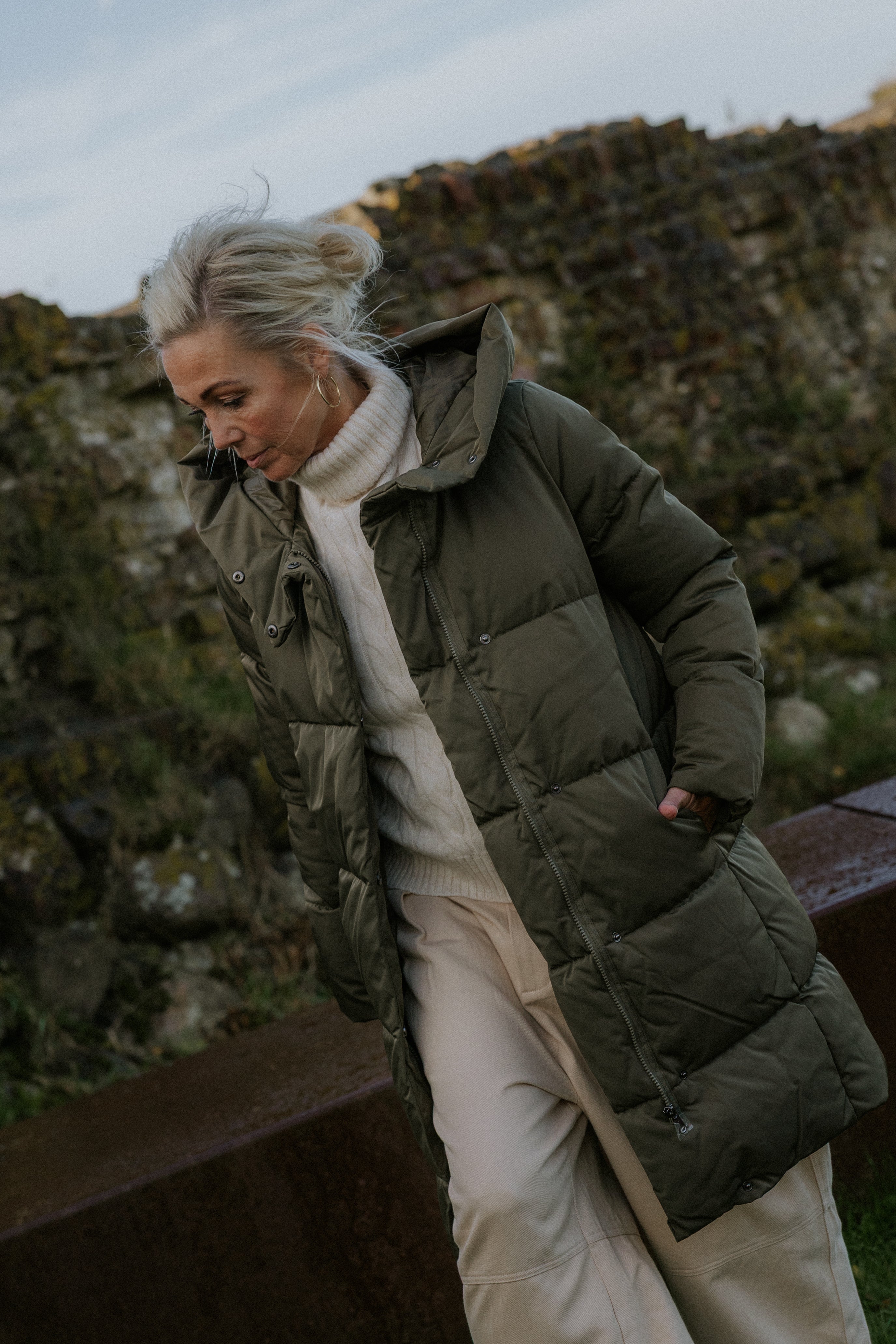 STELLA COAT - Grape Leaf