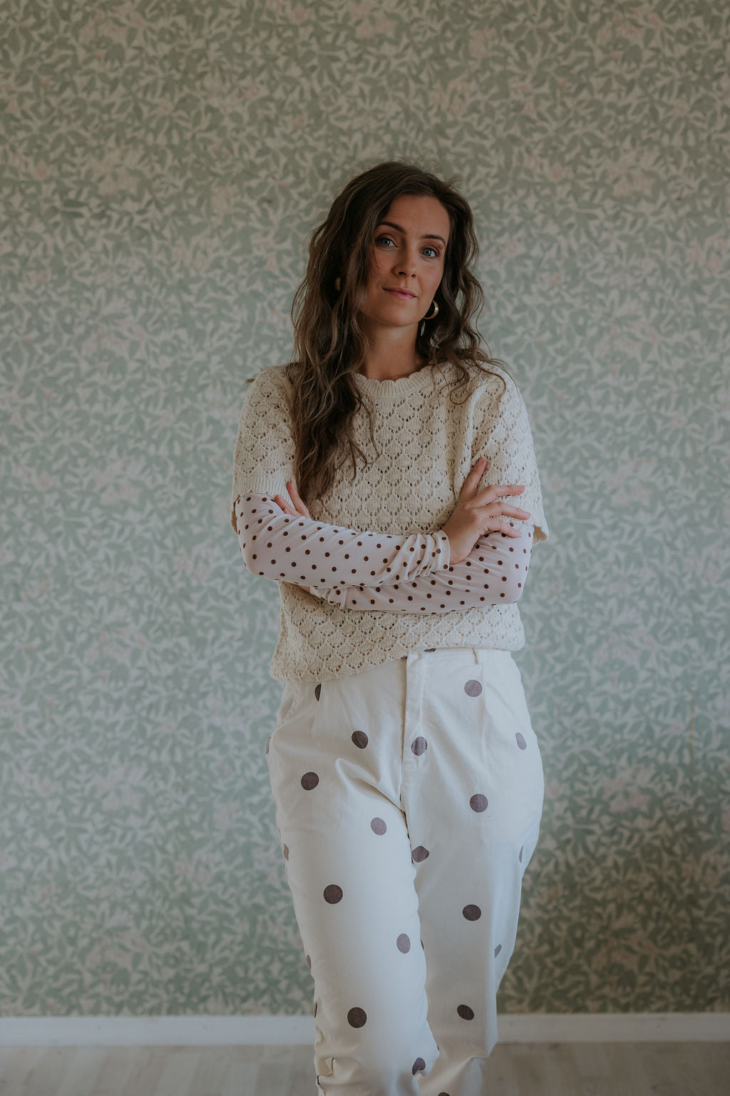 JAQUELINE SS O-NECK TOP - Birch