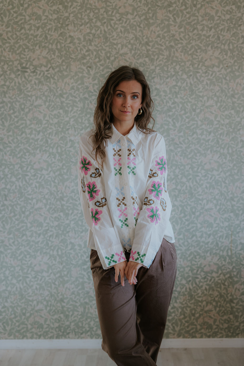 Breezy Shirt - Spring Gardenia