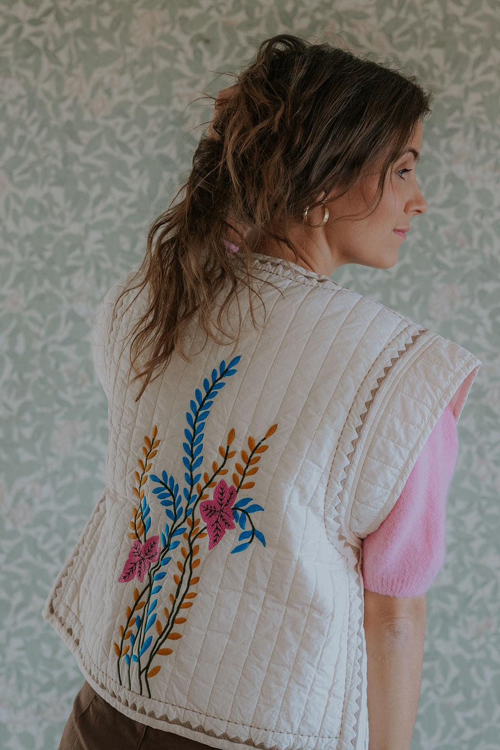 Berglind Waistcoat - Whitecap