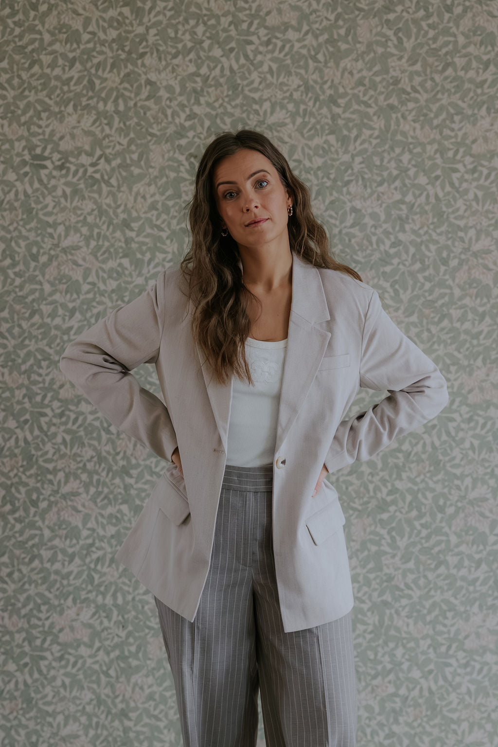 LISA LO BLAZER - Humus Melange