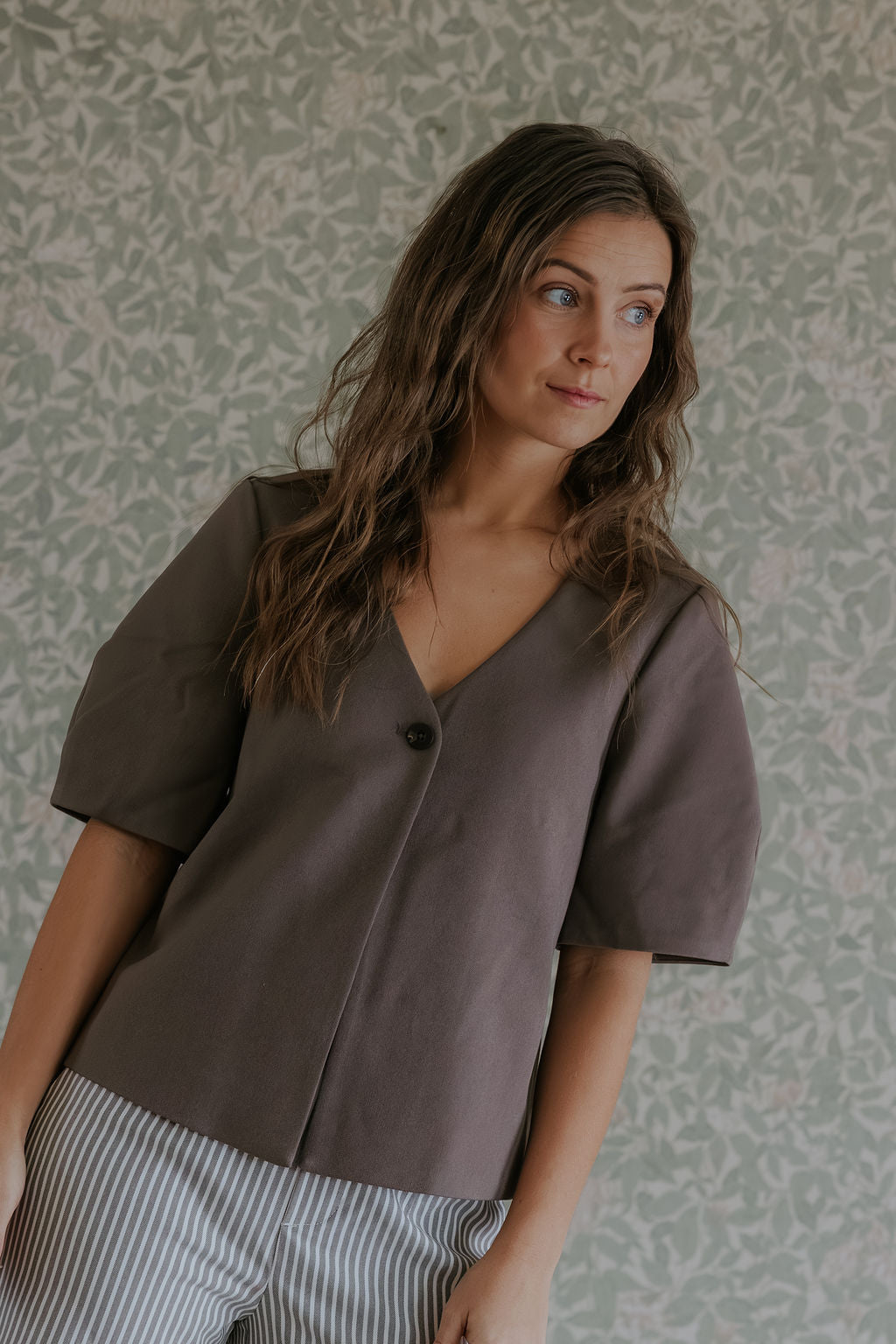 LISA S/S RE TOP - Morel