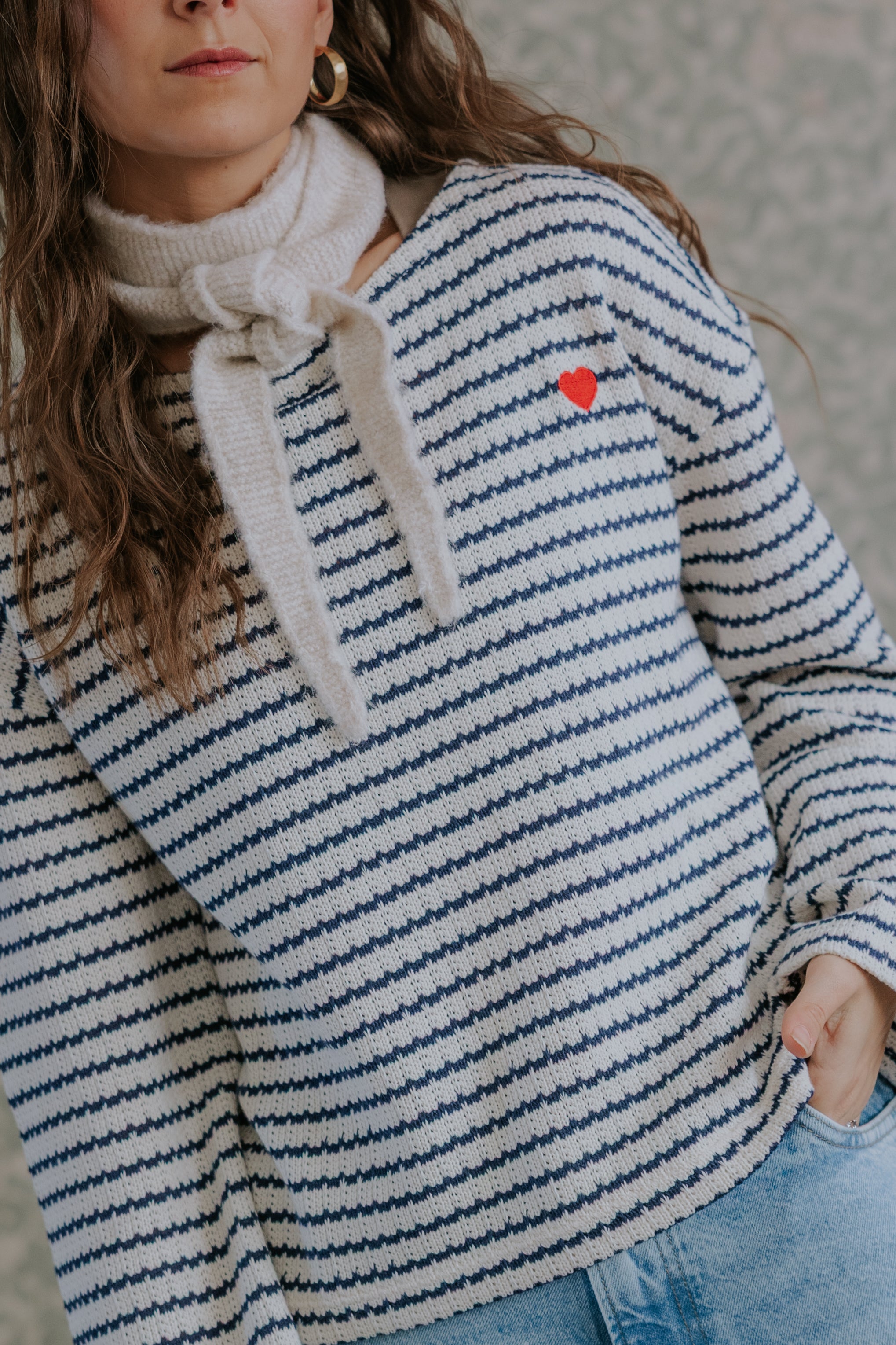 THEA LS BOATNECK TOPP - Björk BLACK IRIS + BS HJÄRTA