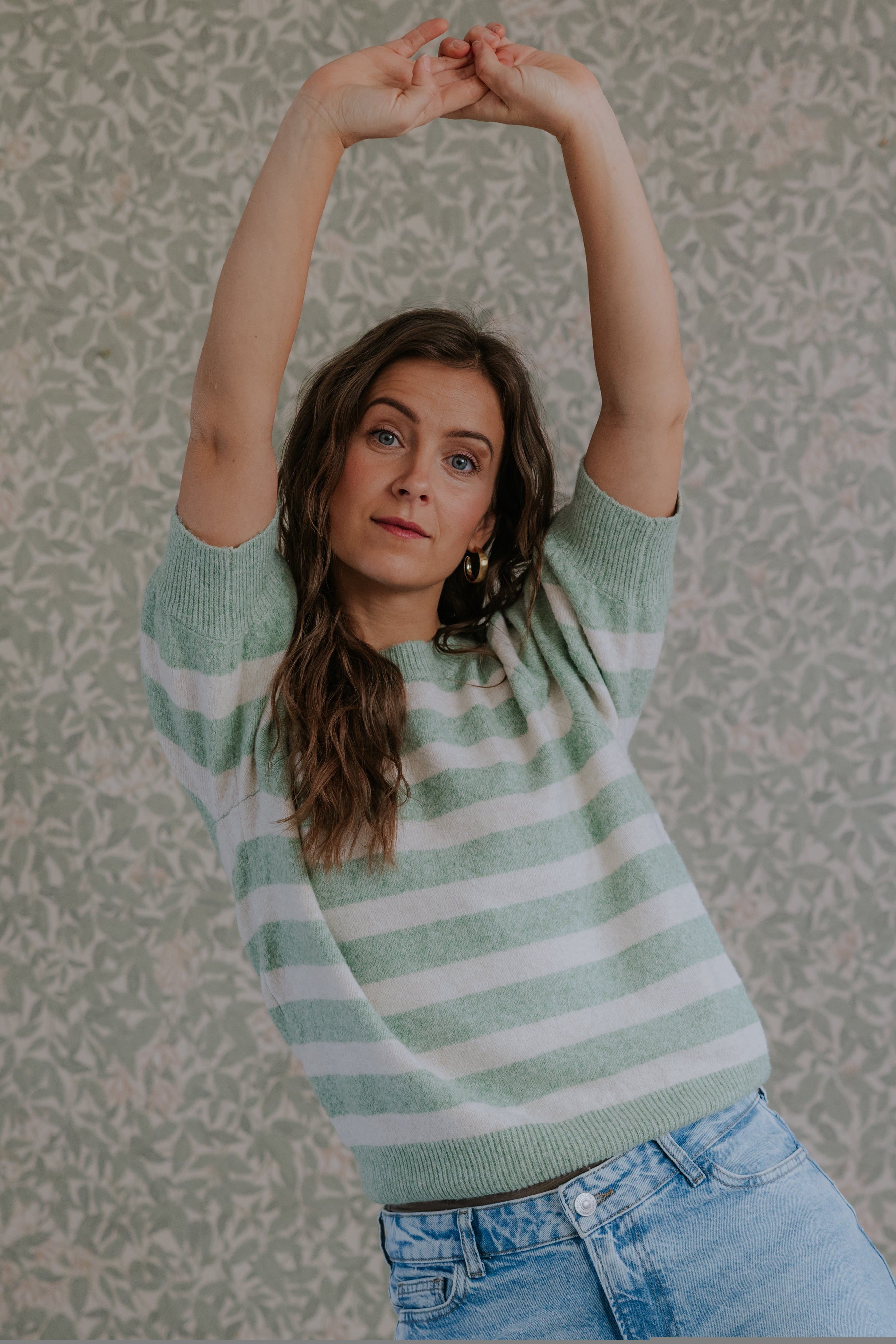 DOFFY O-NECK PULLOVER - Mistletoe Birch