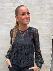 Dream lace top black