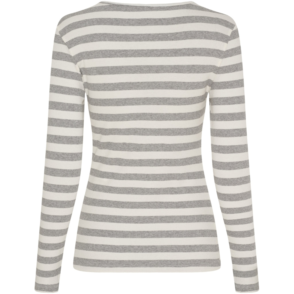 Begonia LS Tee - Grey Melange