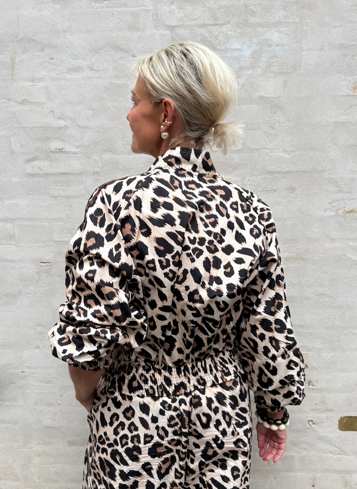 Leopard Jacket Poplin - Leopard