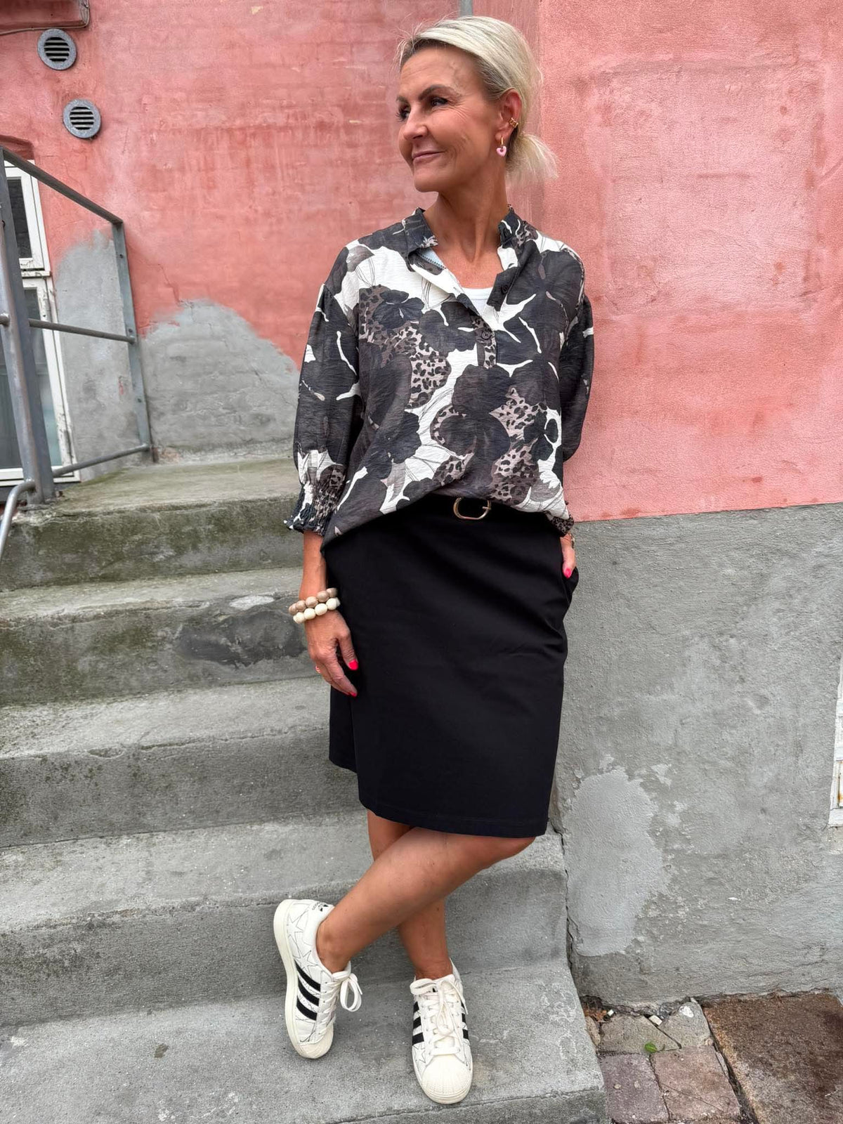 BEATE short skirt - Black