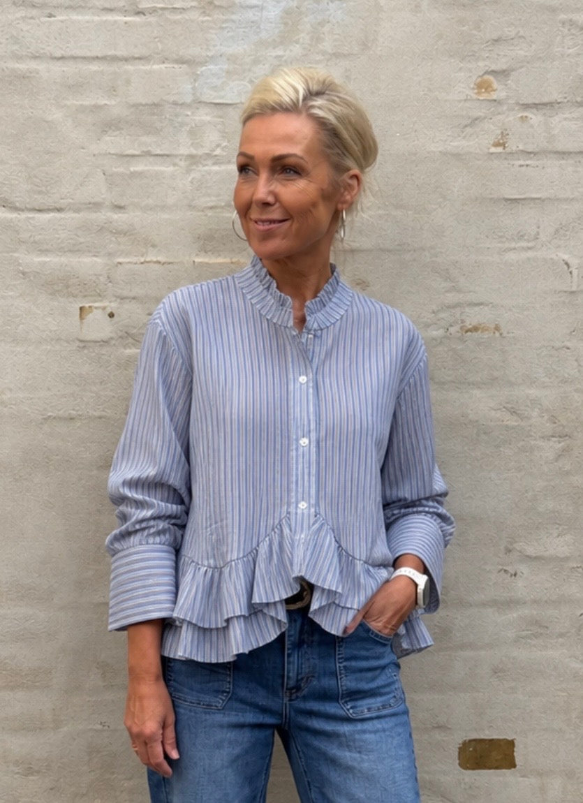 Josefine Shirt - Striped Blue