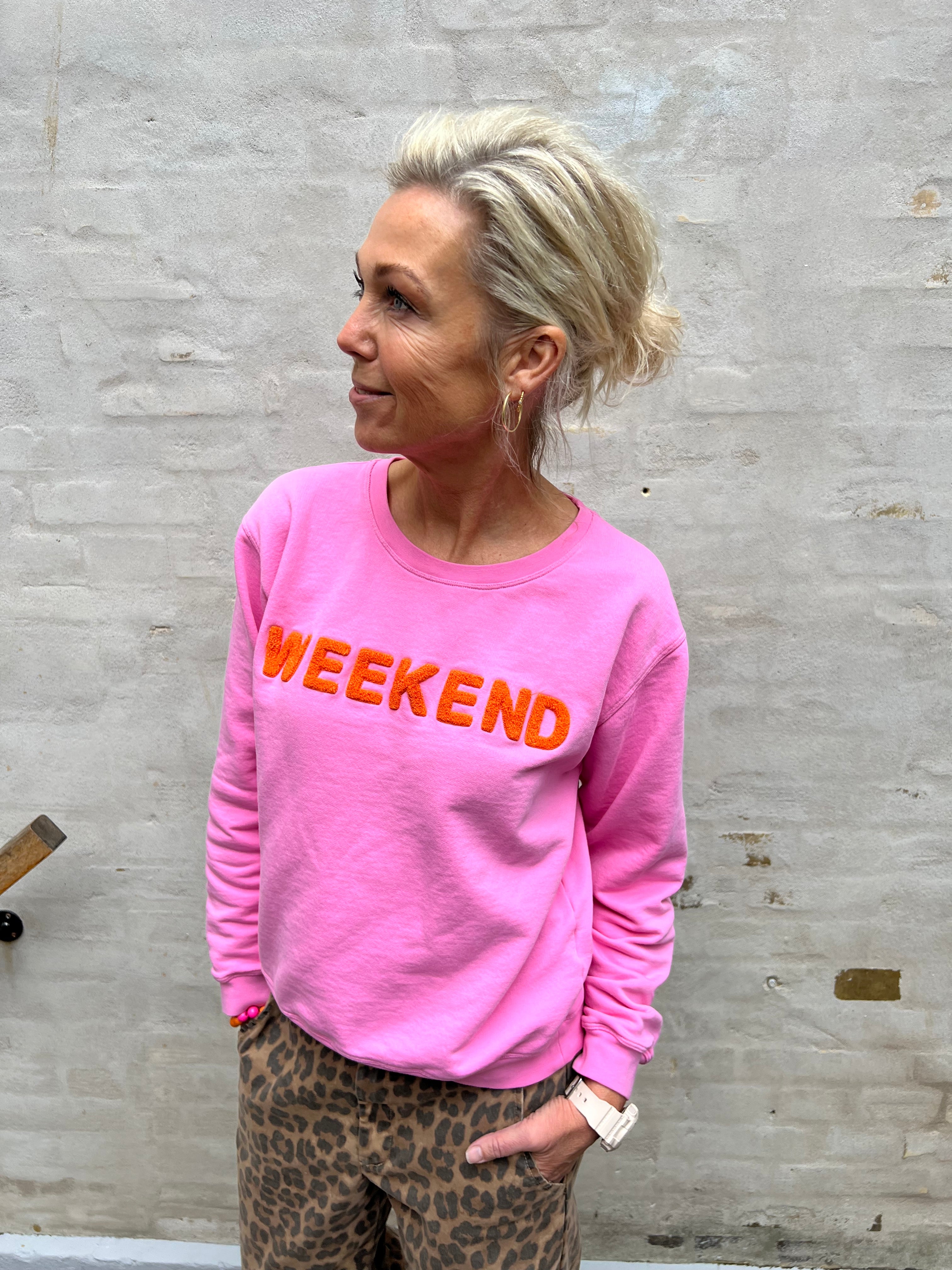 Rosas sweatshirt weekend pink