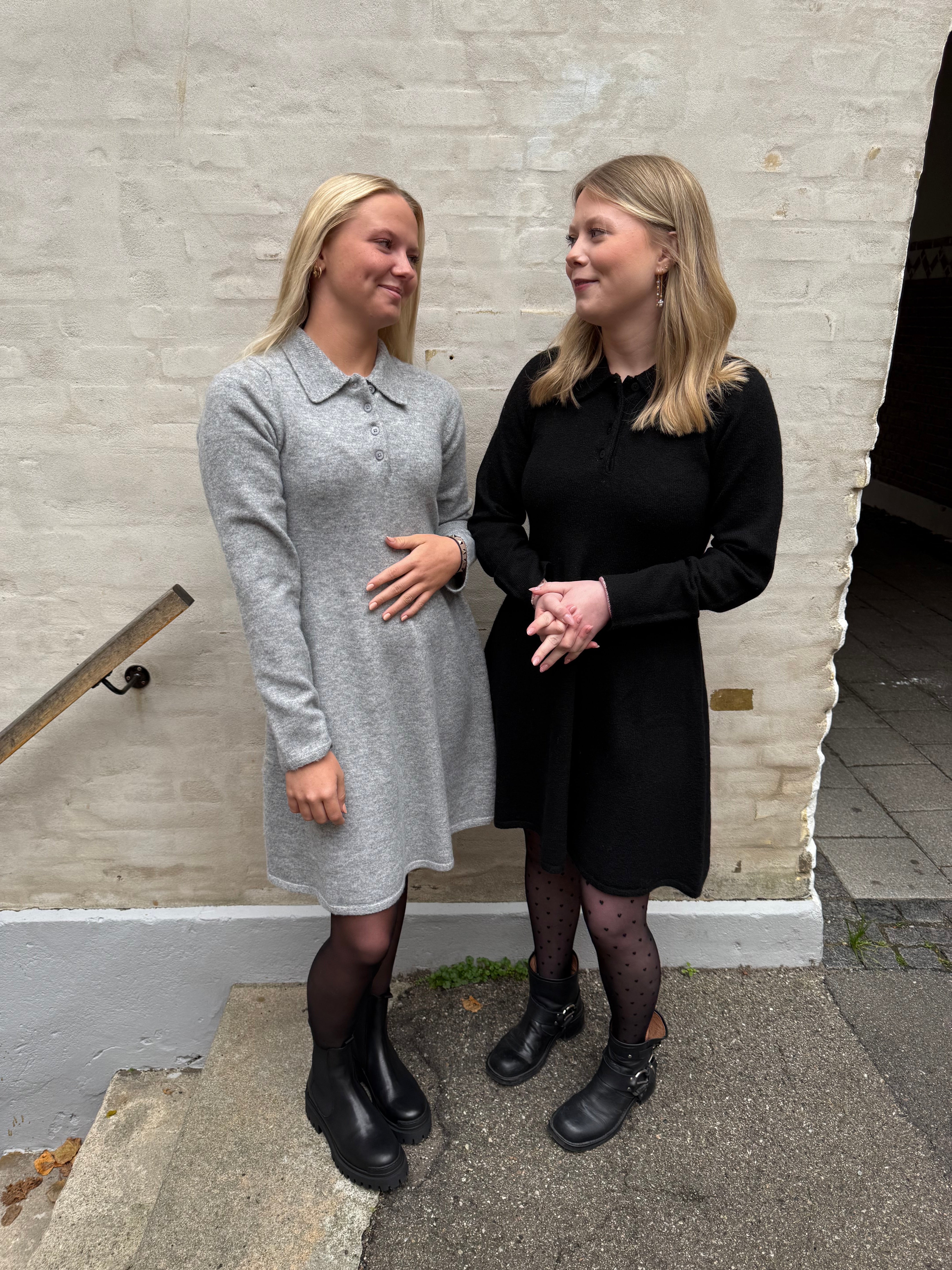 Rosemary Life L/S Collar Dress - Black