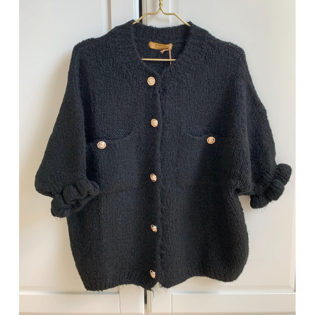 Mary knit cardigan black