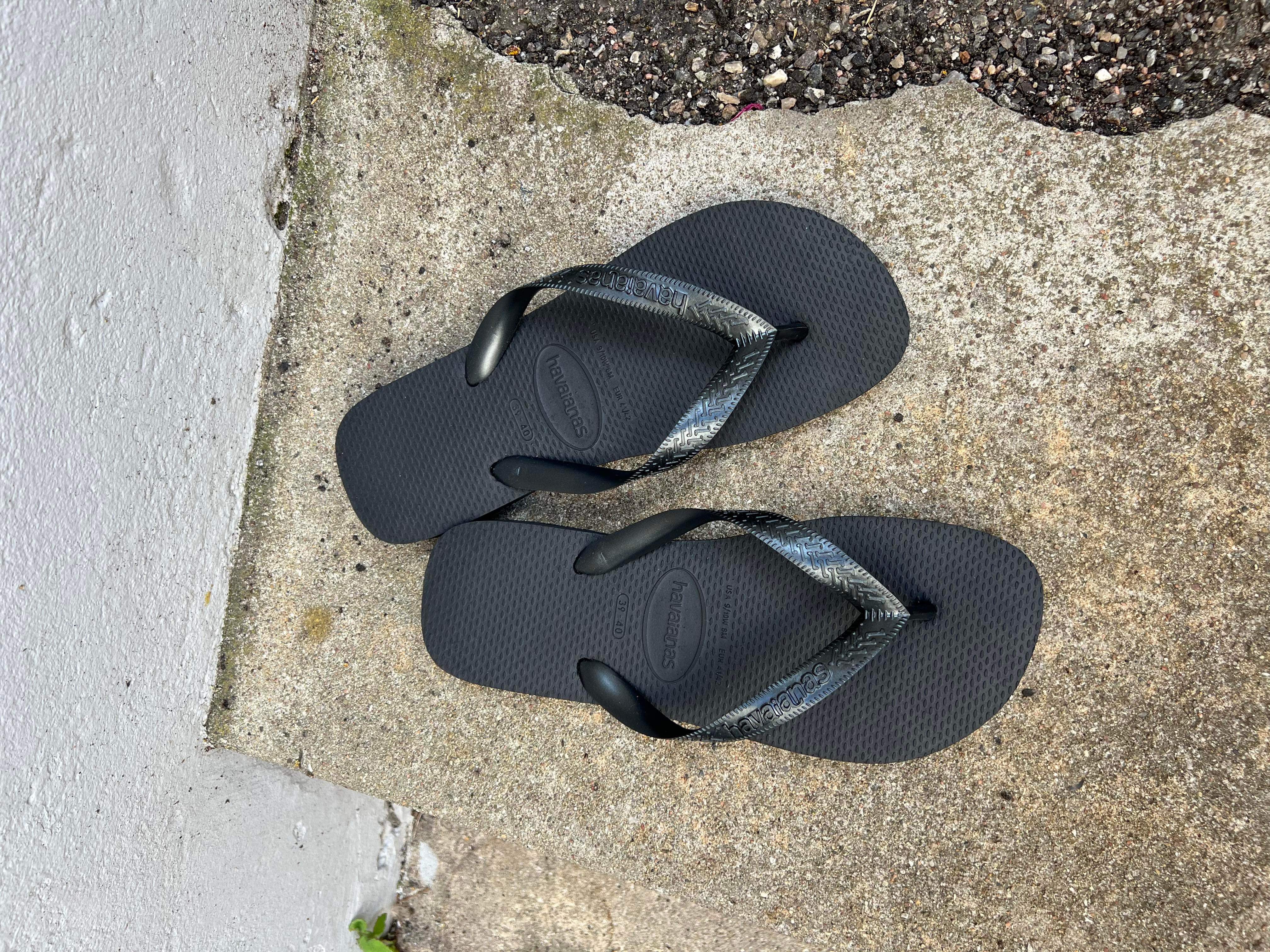 TOP FLIP FLOPS BLACK