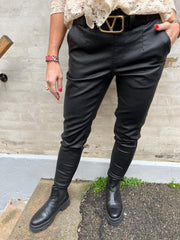 Belle lisa coated pant black