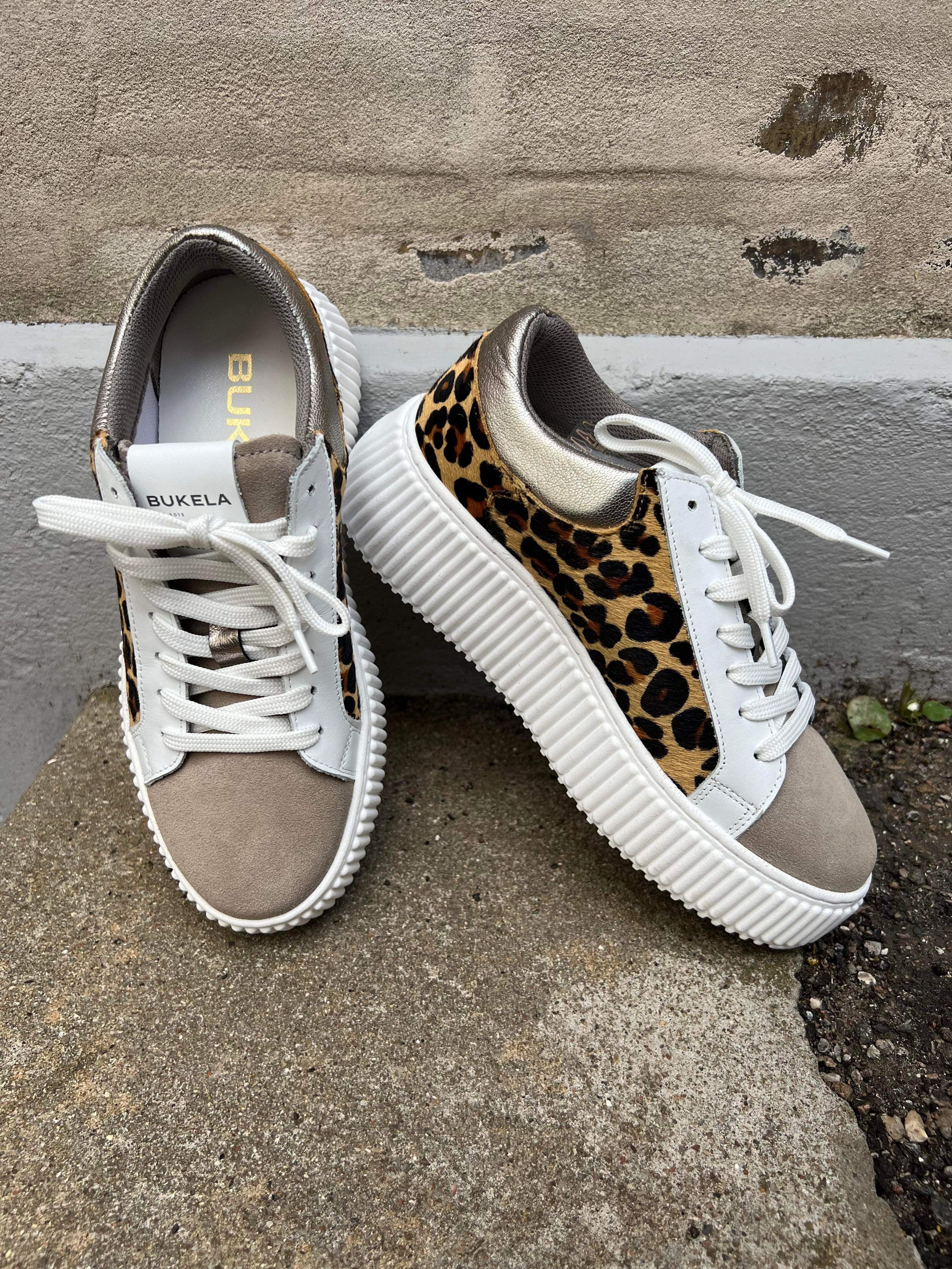 Court sneakers leopard