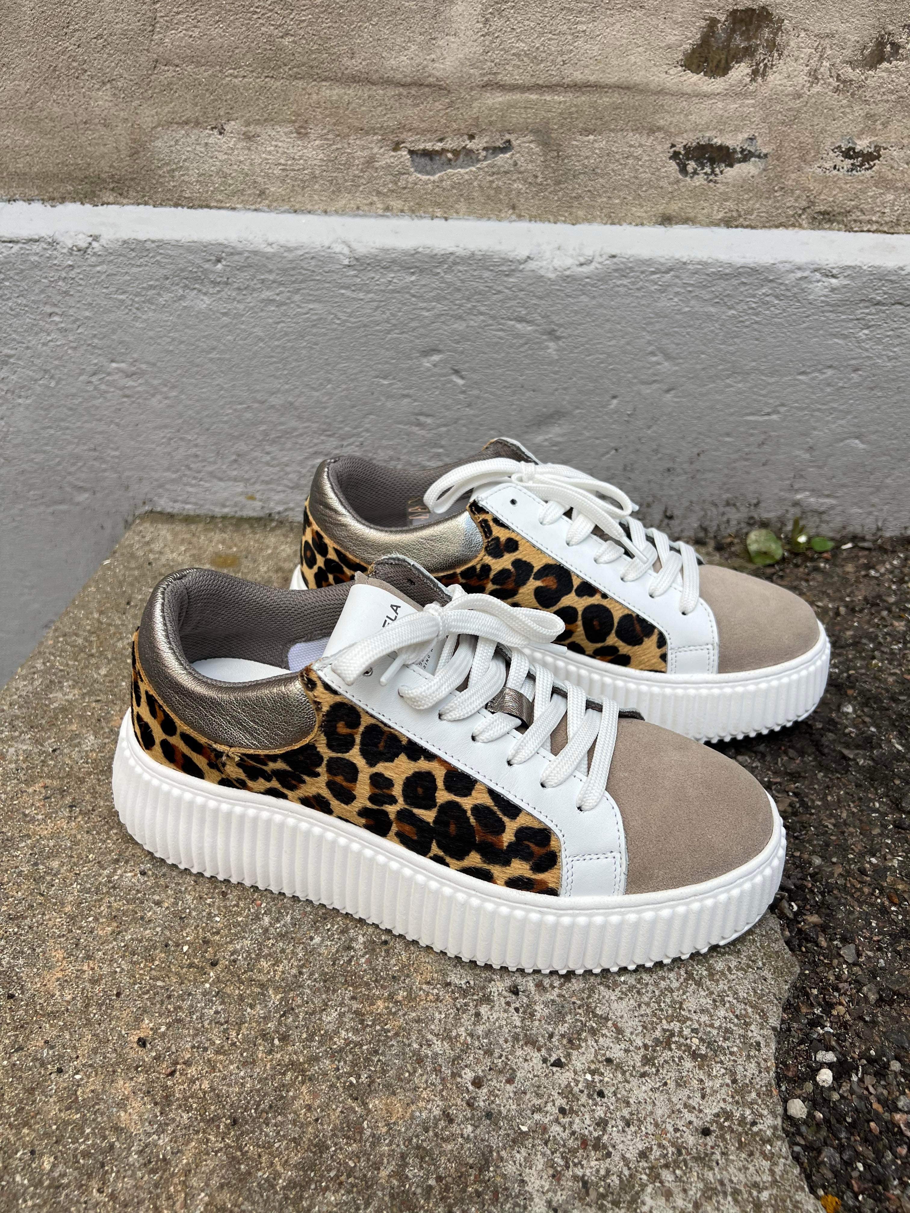 Court sneakers leopard