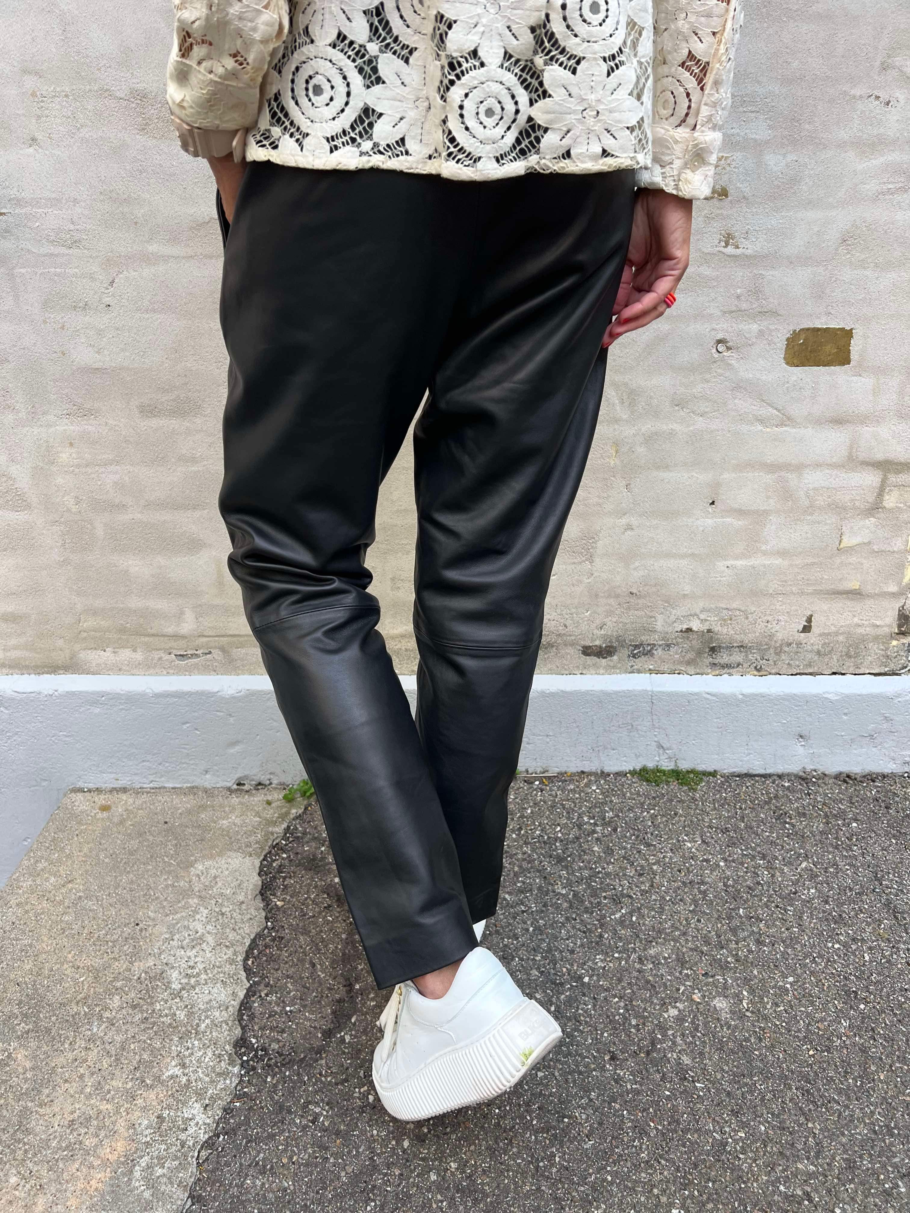 ShilohCC crop leather pant black