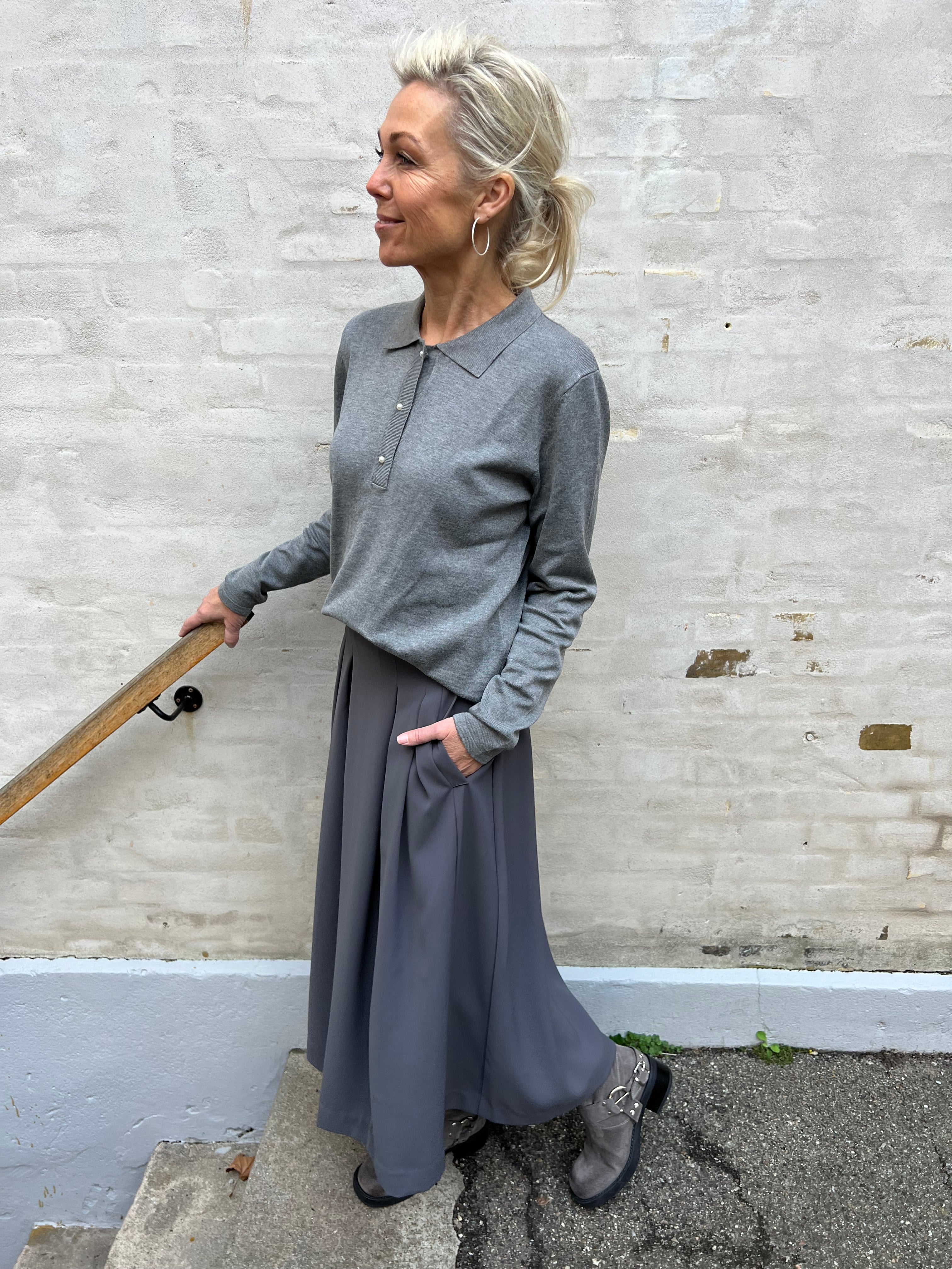 Diane polo grey