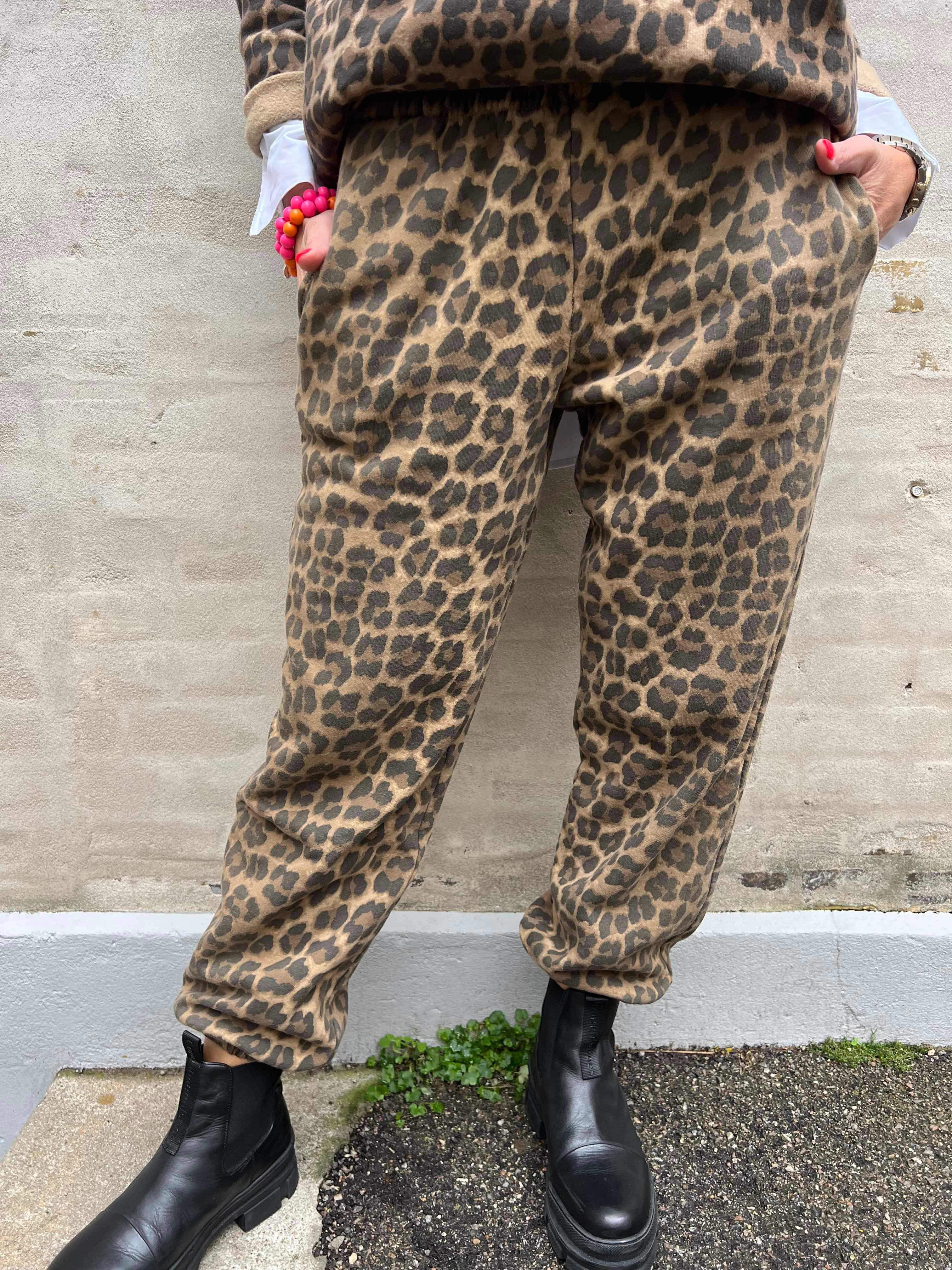 Zelda sweat pant leopard