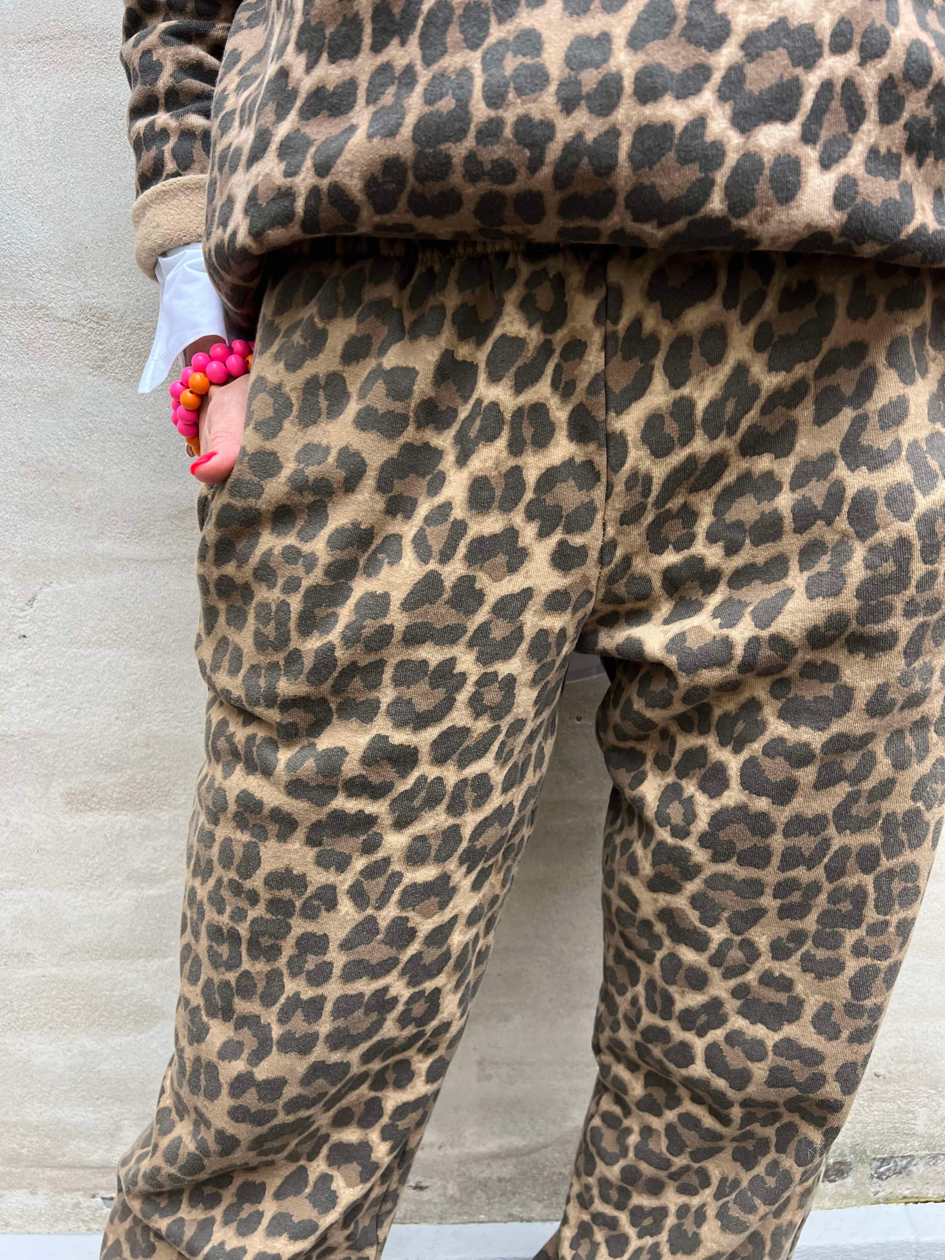 Zelda sweat pant leopard