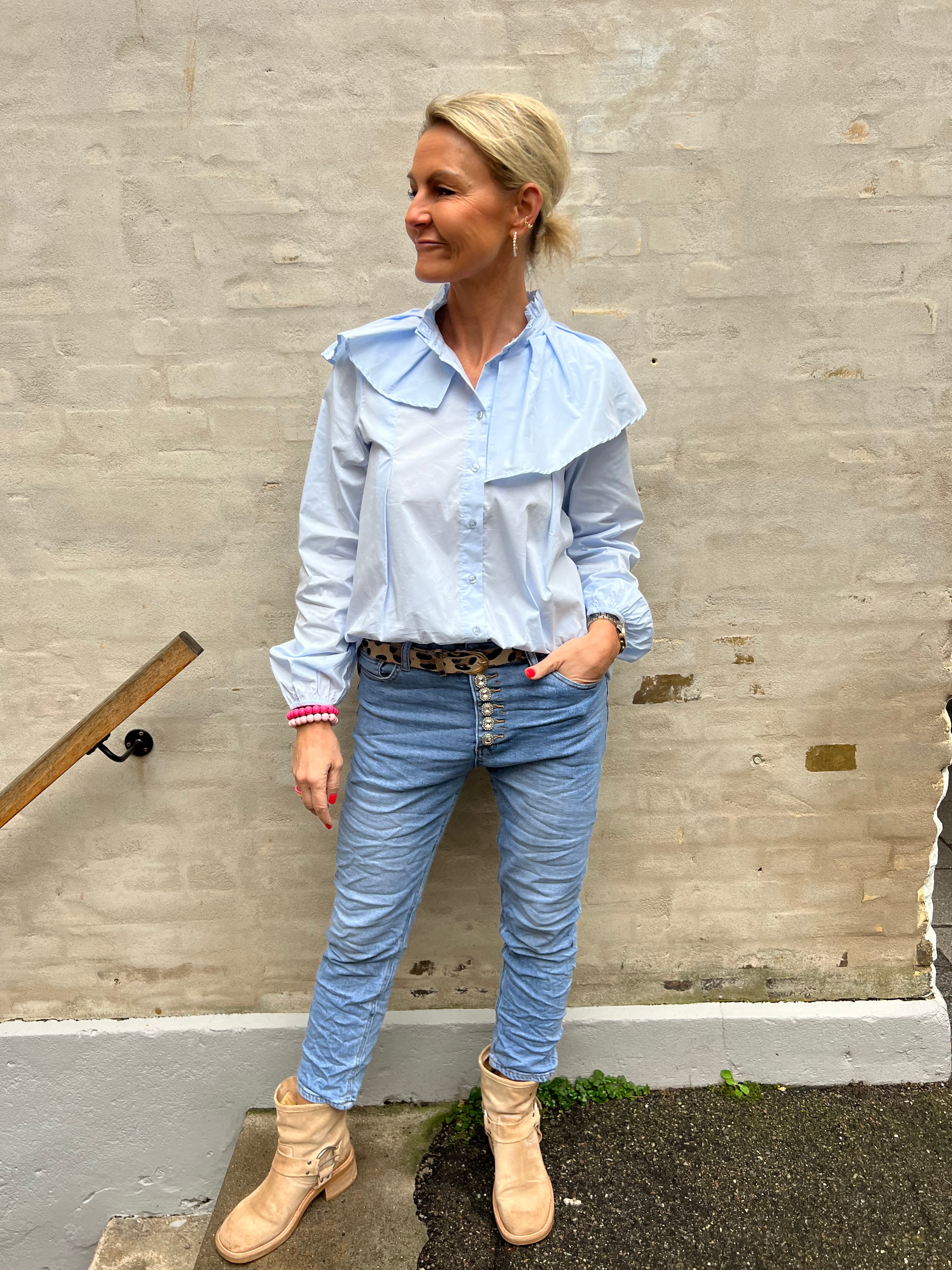 Alysia antoinett shirt cashmere blue