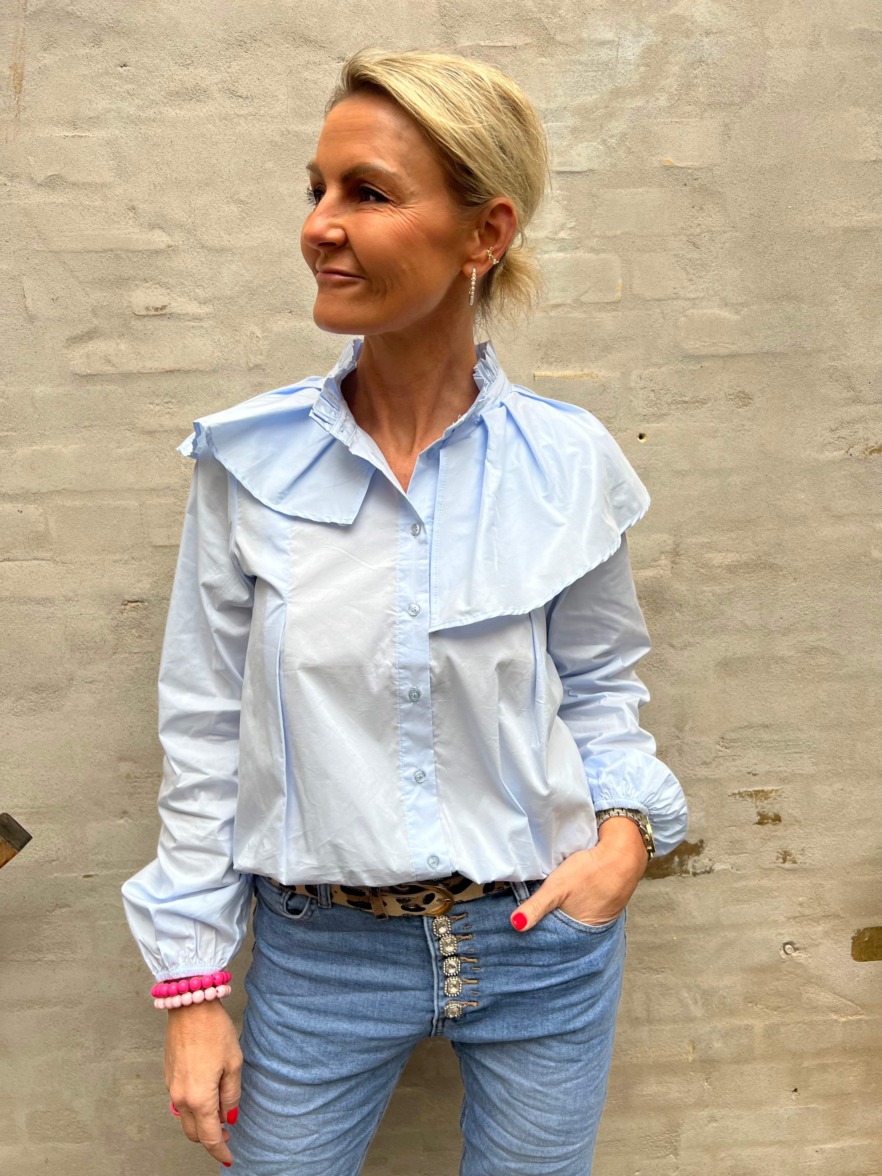 Alysia antoinett shirt cashmere blue