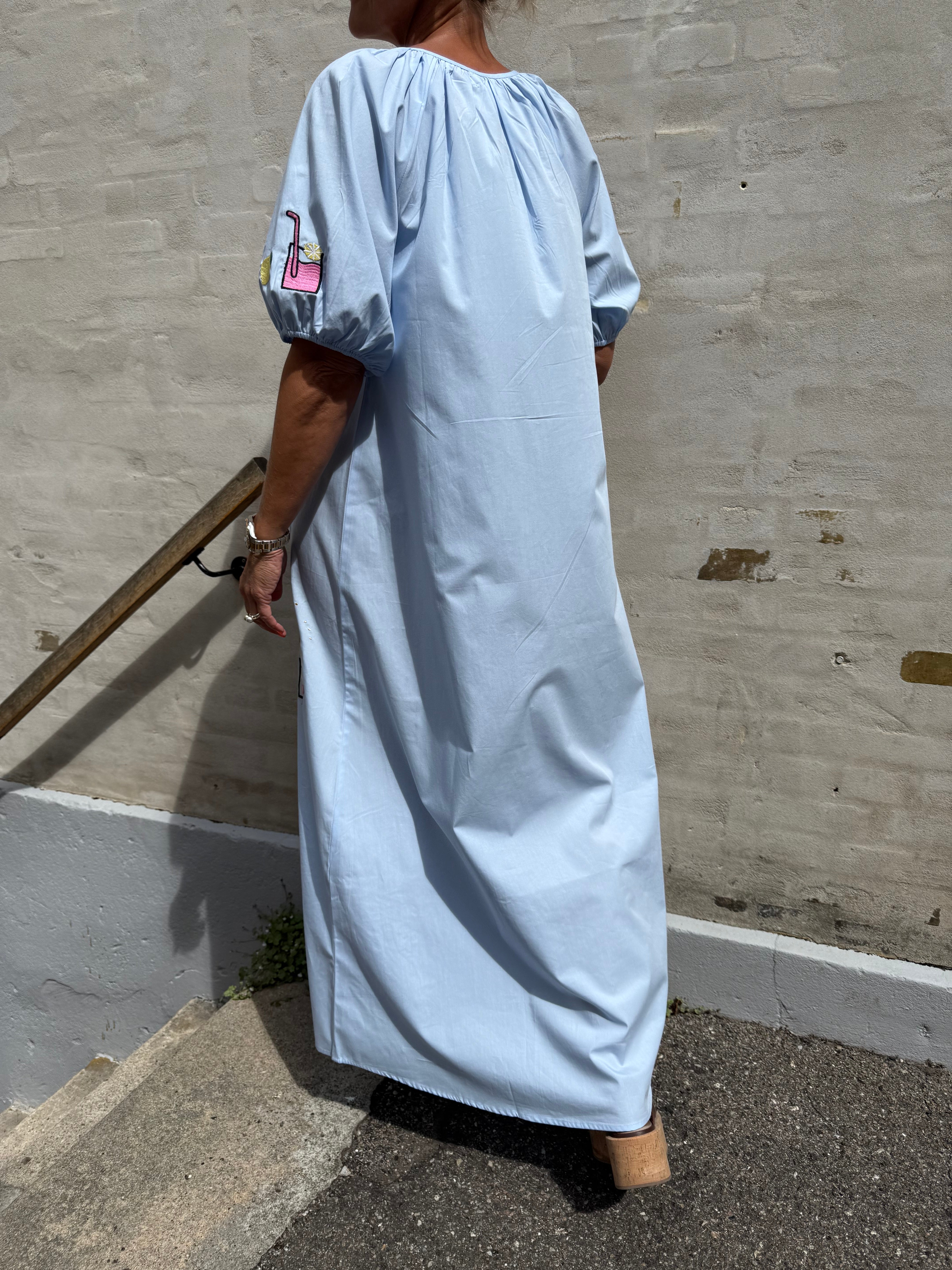 OYSTER DRESS - Baby blue