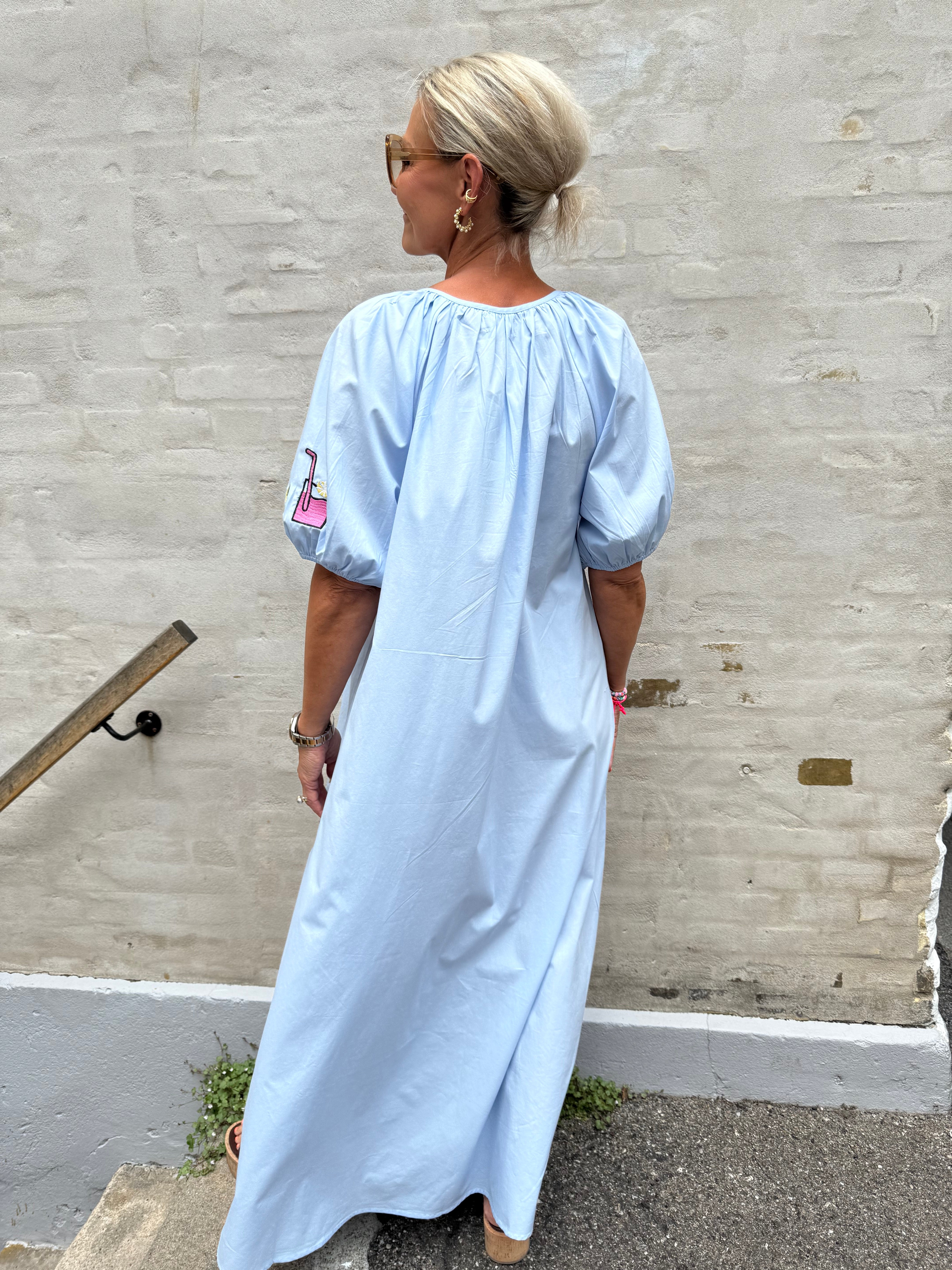 OYSTER DRESS - Baby blue