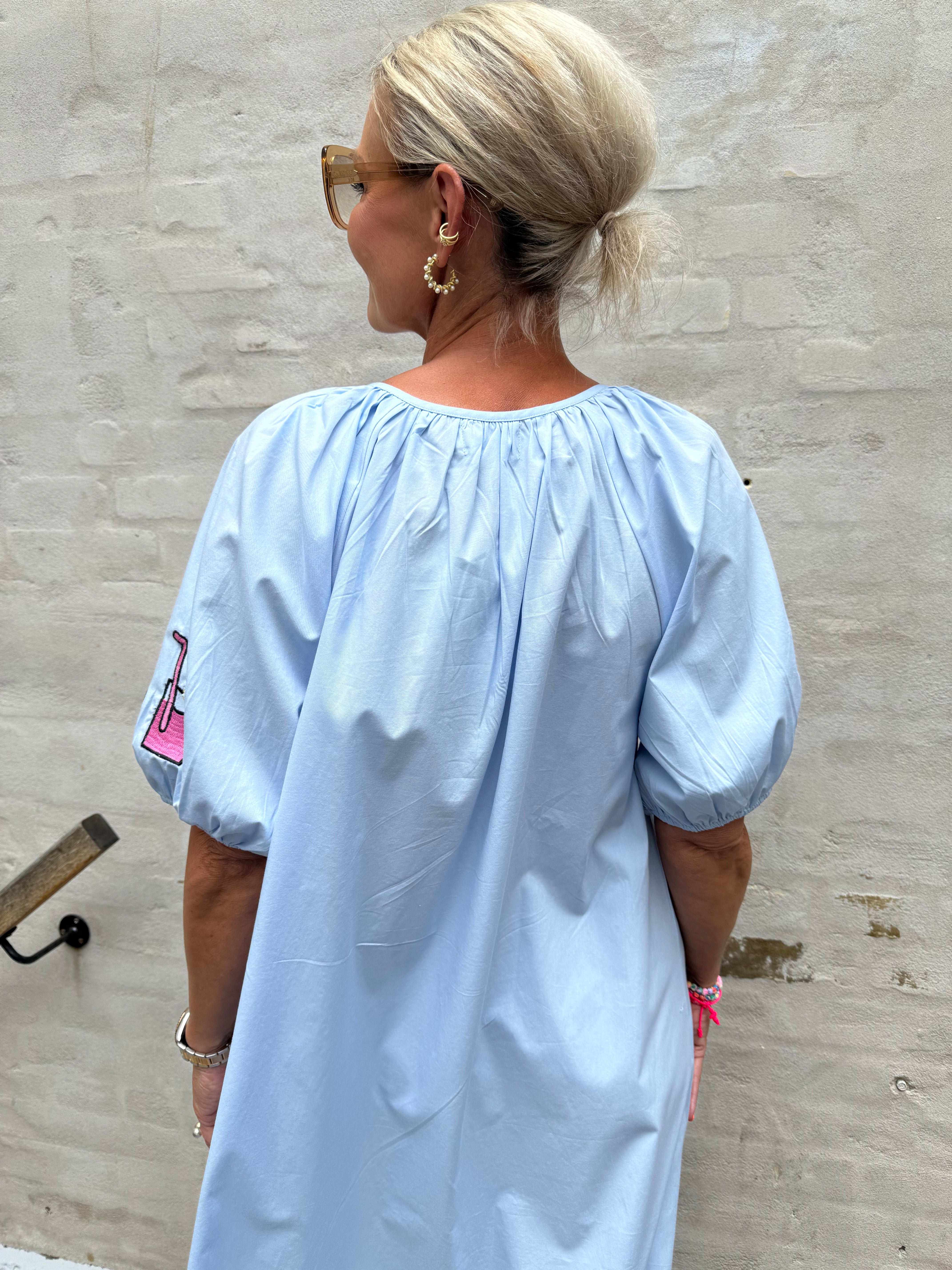 OYSTER DRESS - Baby blue