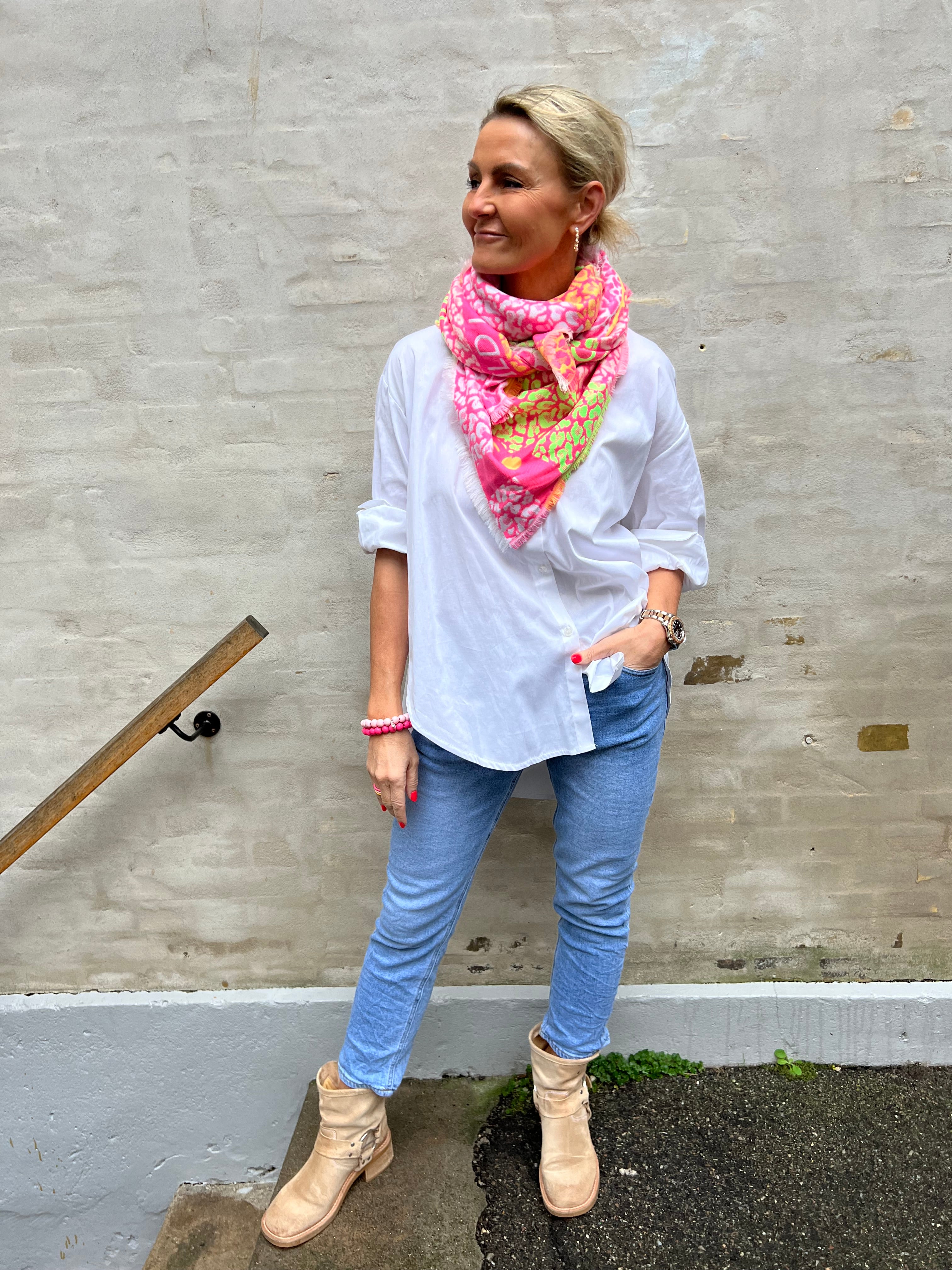 Wild love scarf pink