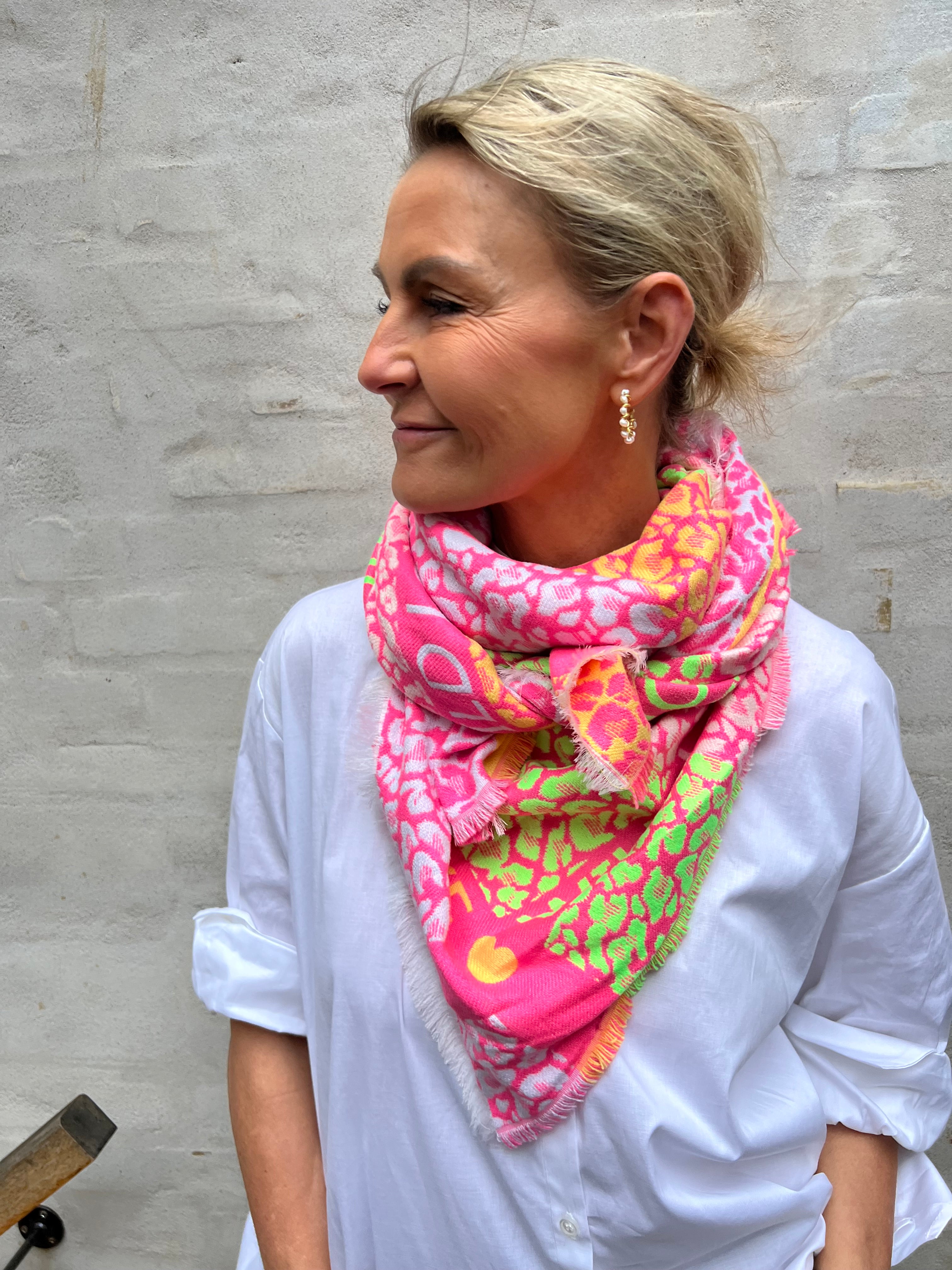 Wild love scarf pink