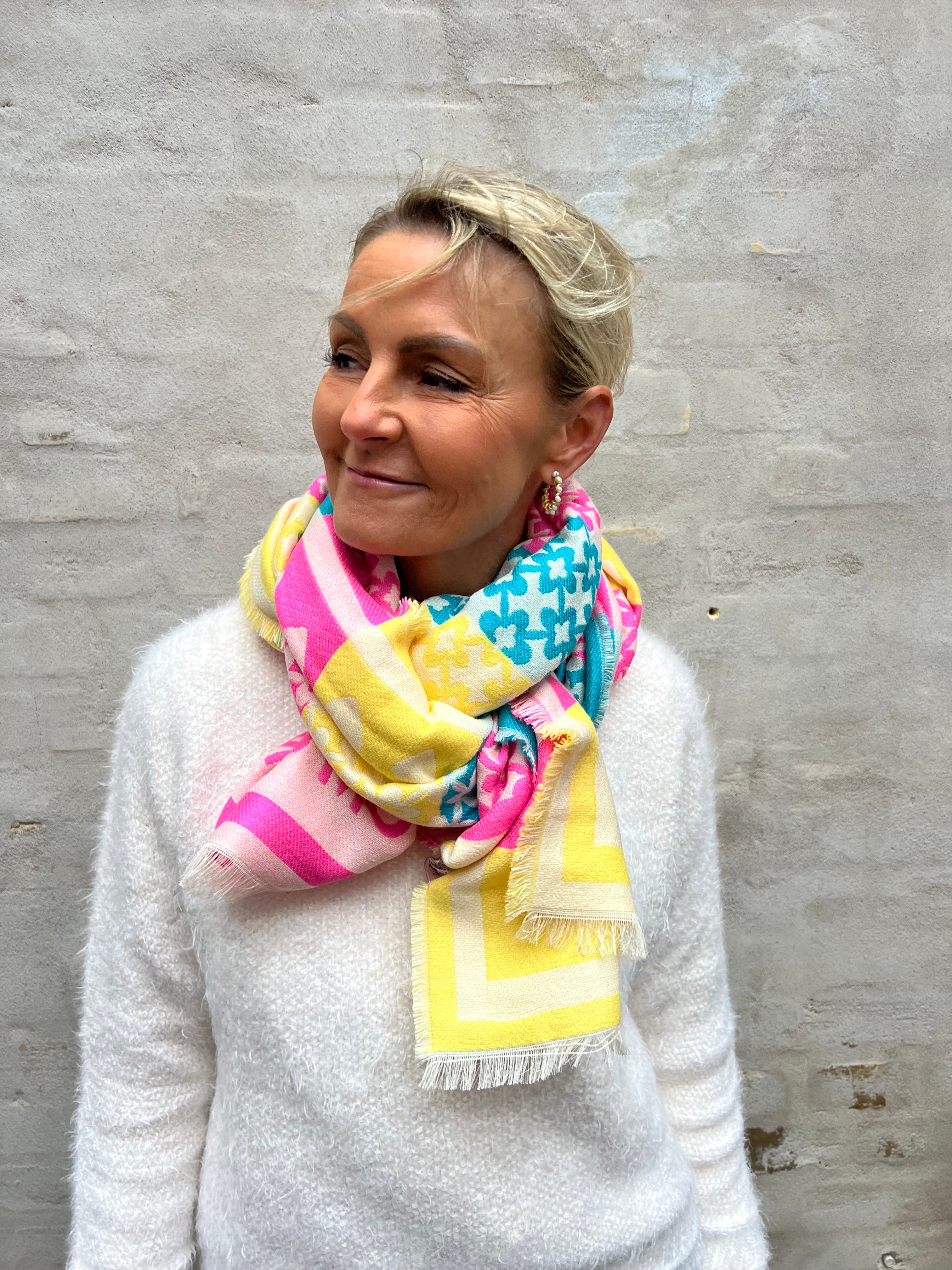 Multi coloured scarf