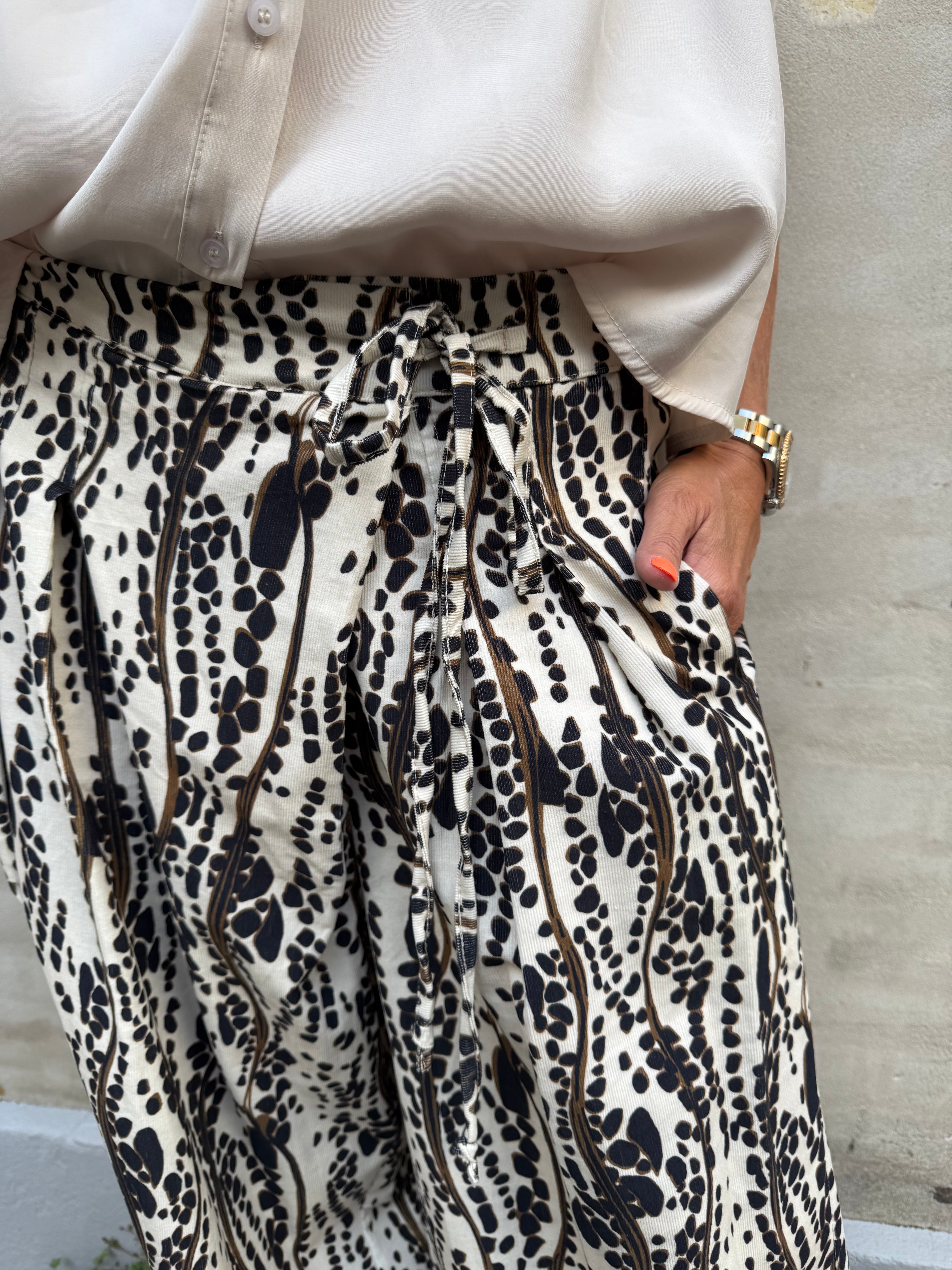 Roselyn Pants - Nero Print