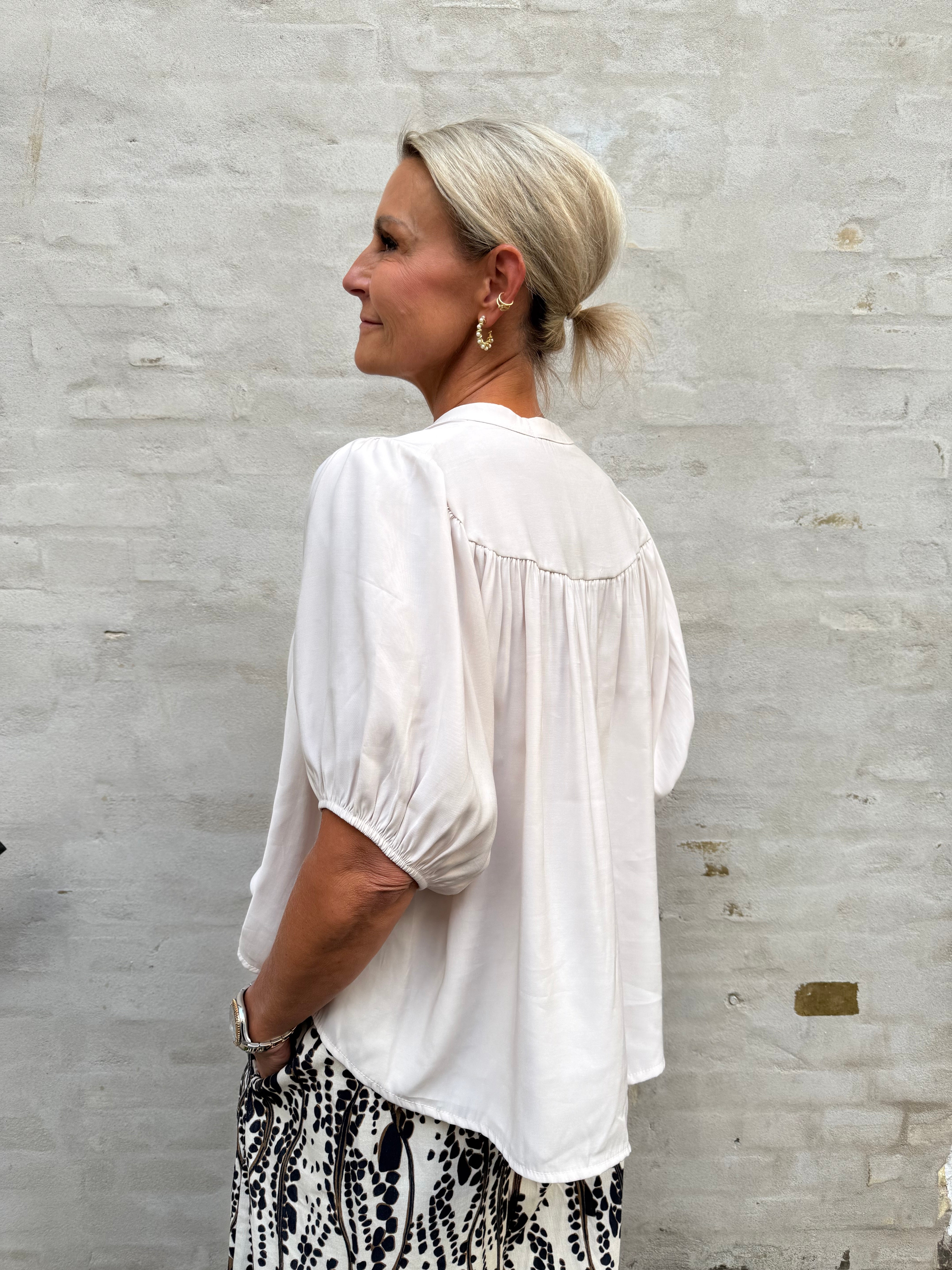 PREORDER-Melodie Blouse - Dark Beige