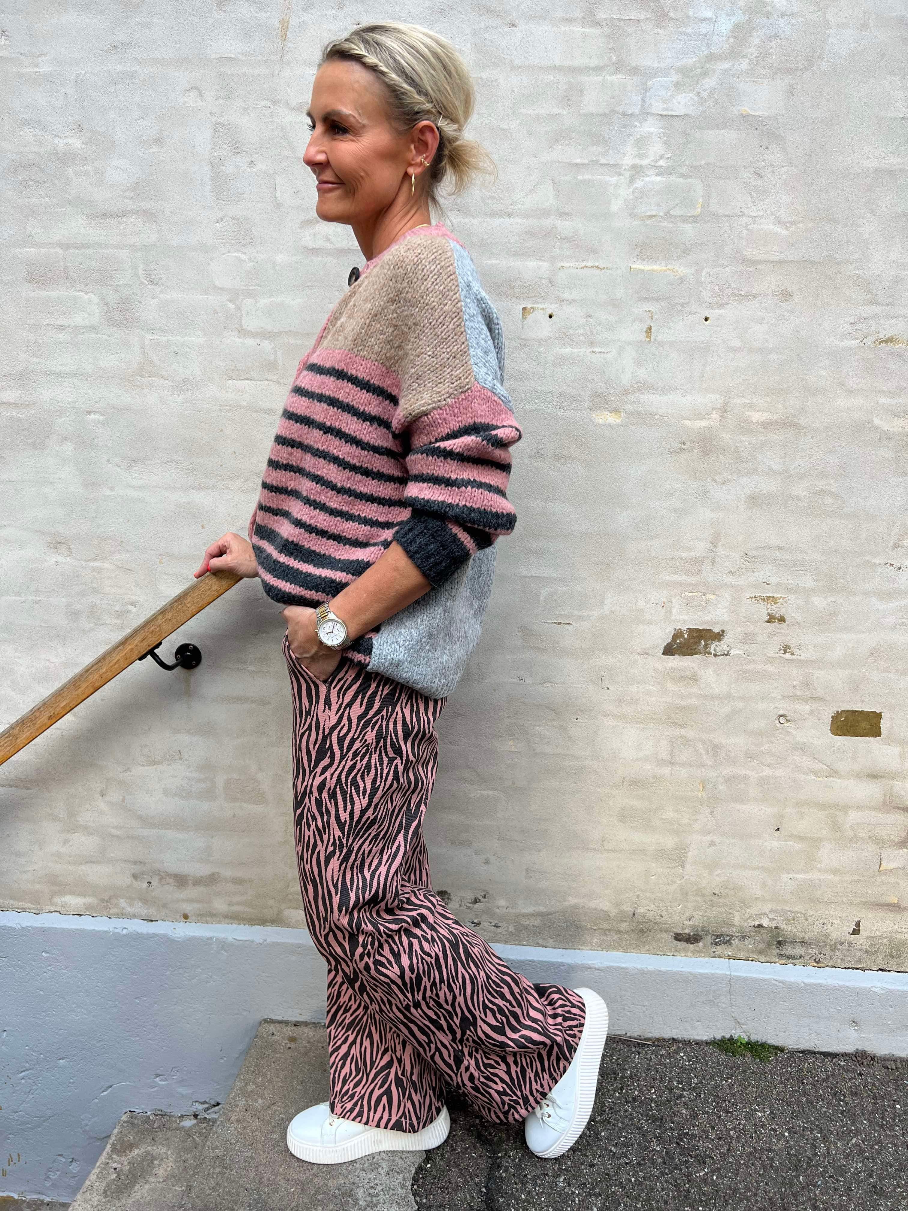 Nikita zebra box pant rose