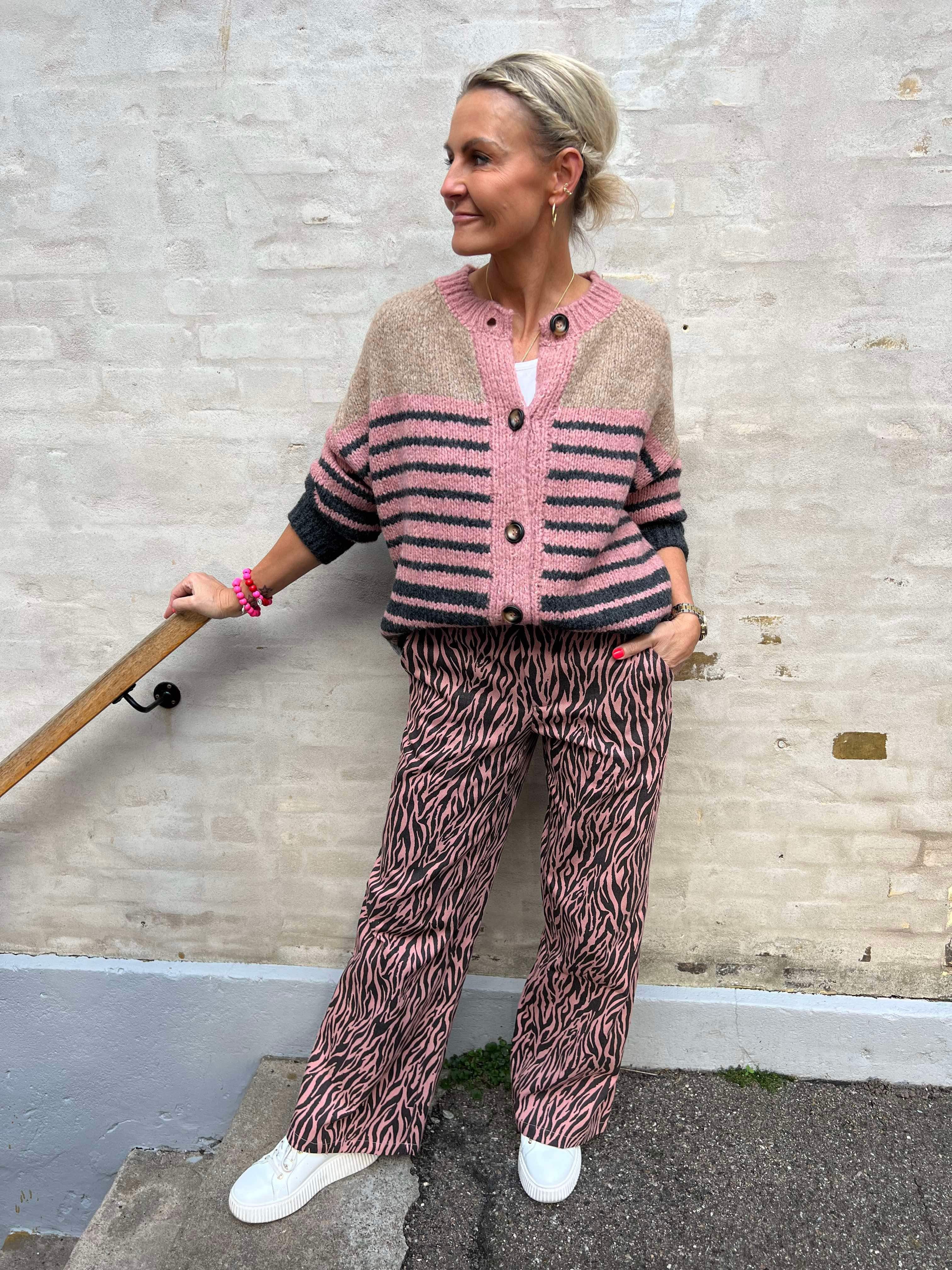 Nikita zebra box pant rose