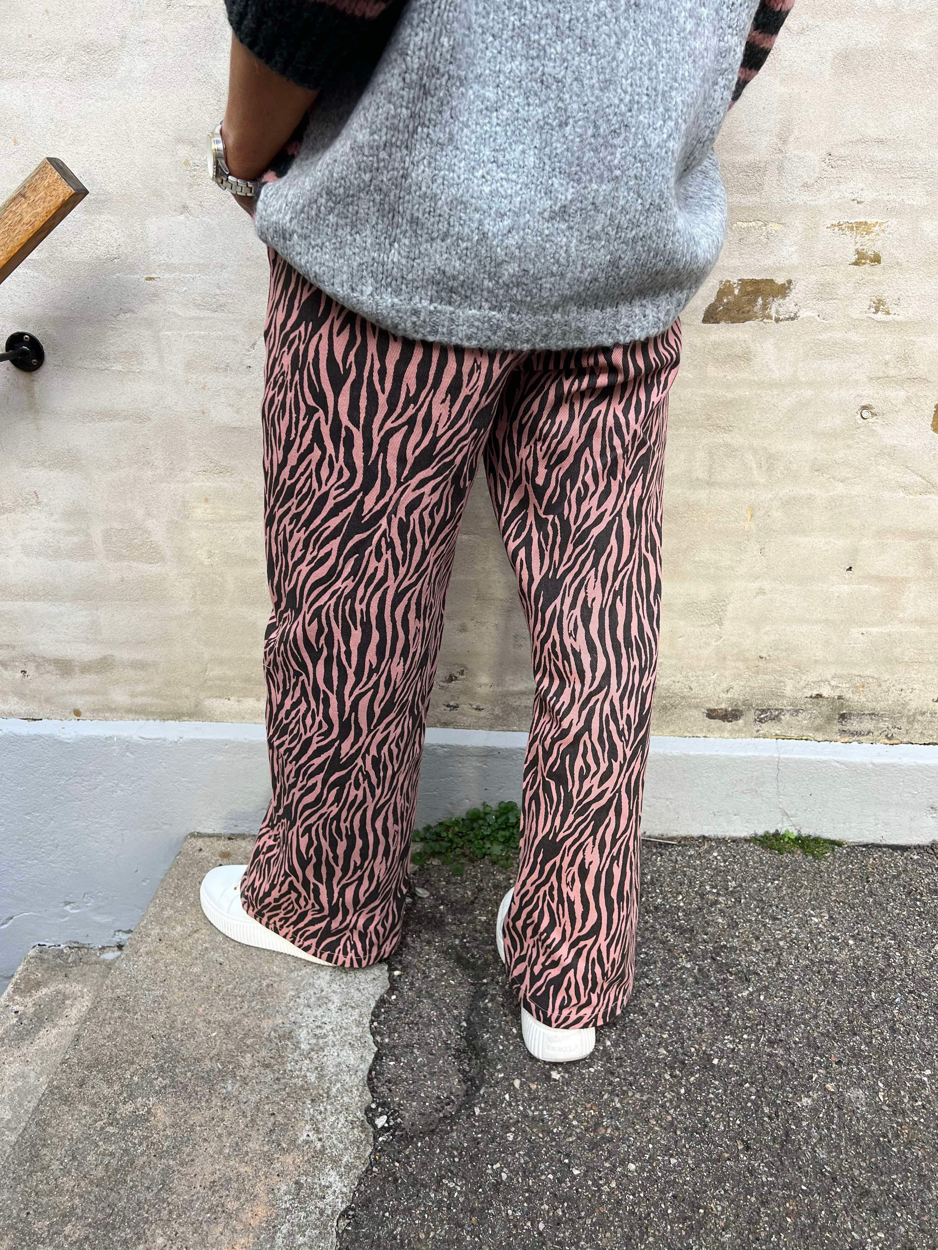 Nikita zebra box pant rose