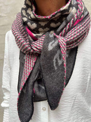 Rabine triangel lux scarf dark grey