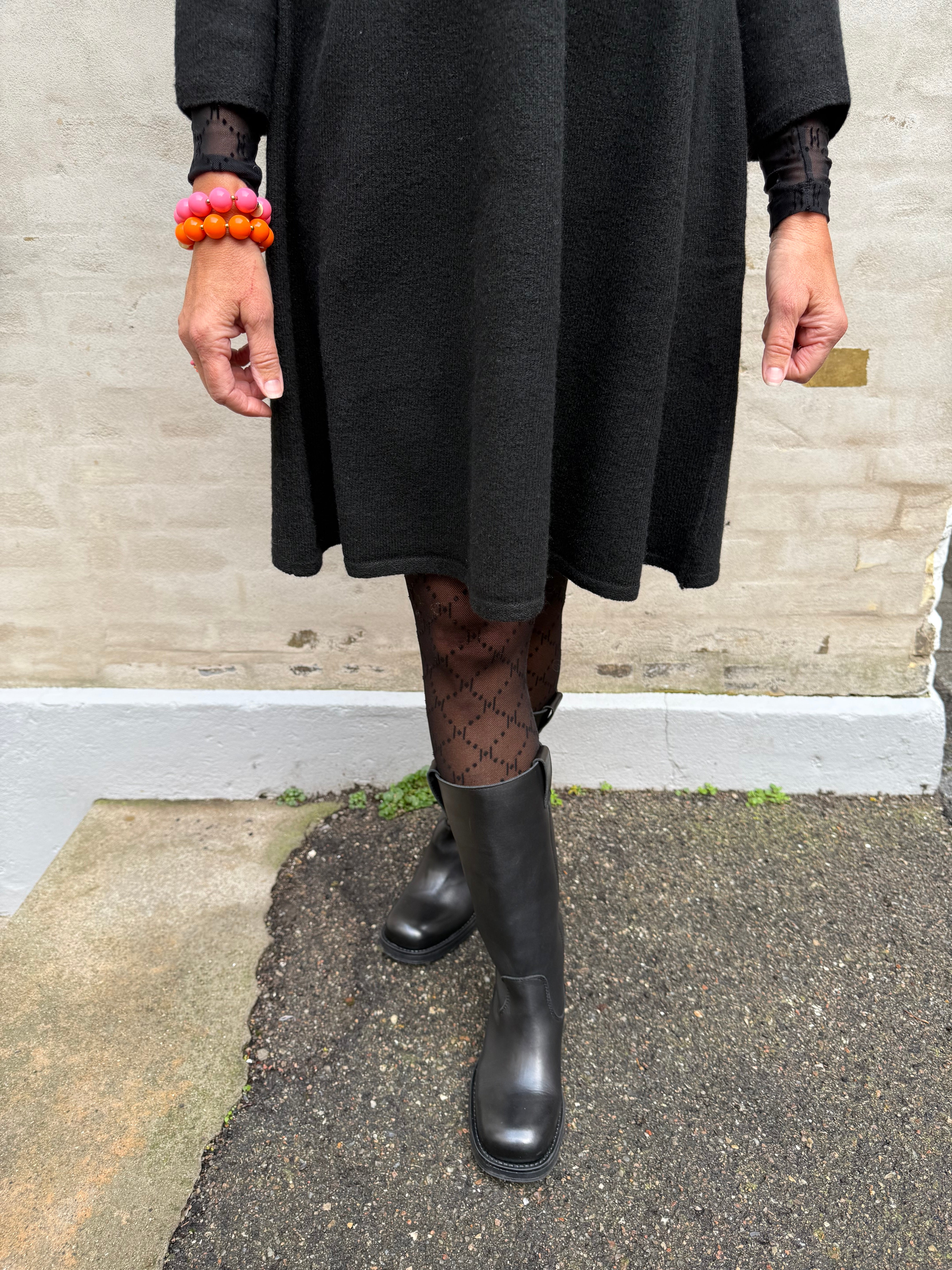 Rosemary Life L/S Collar Dress - Black