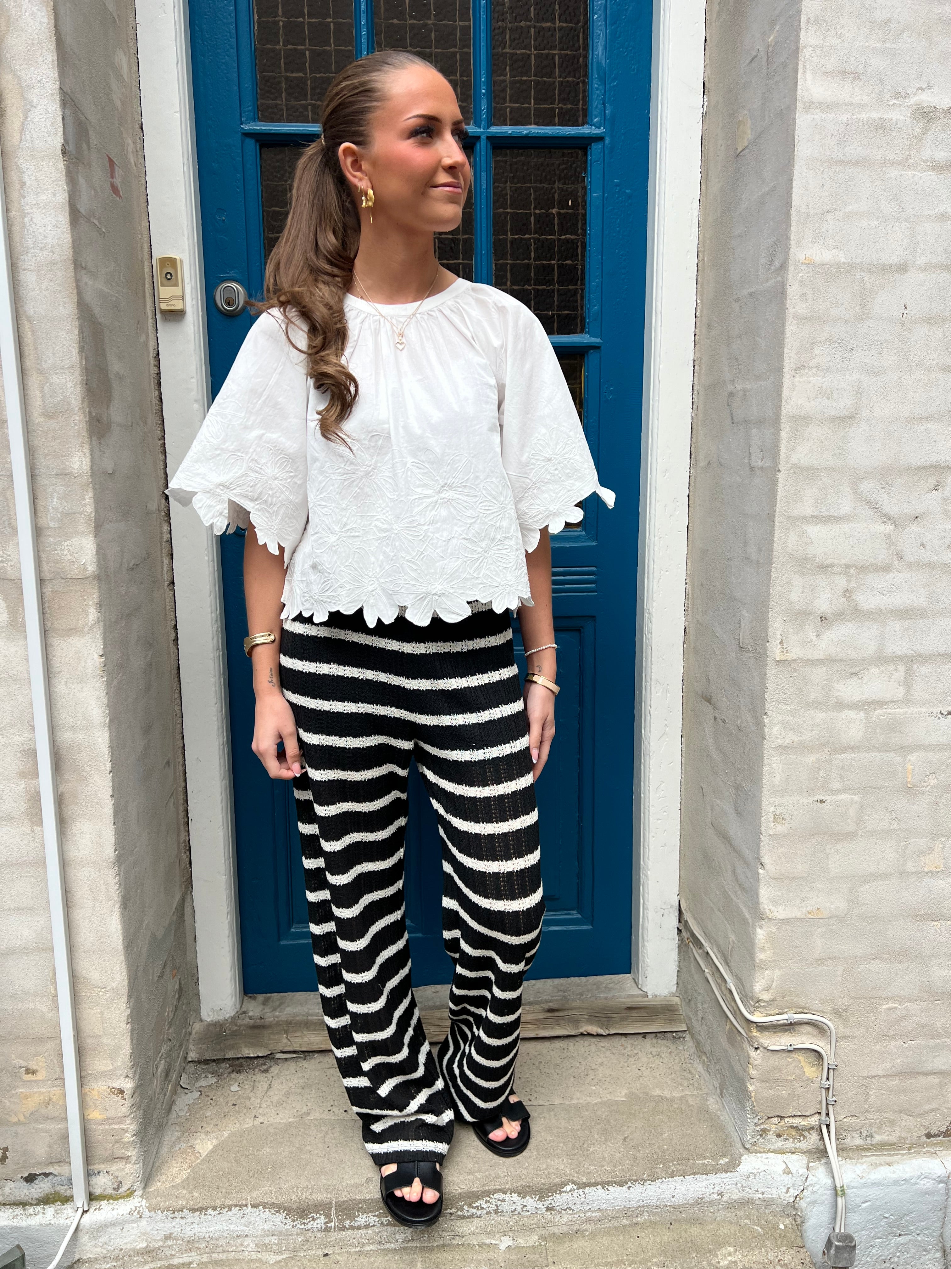 Alisson Pant Black/Cloud Dancer