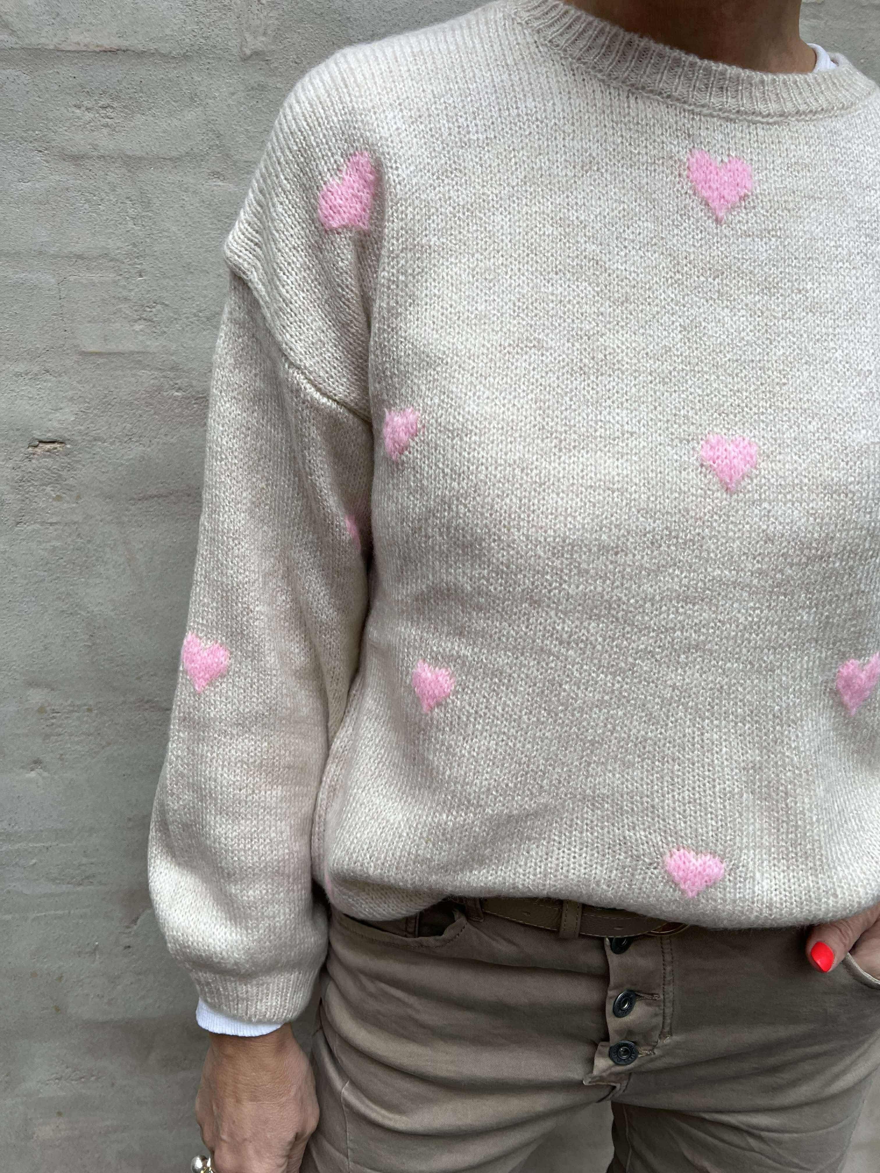 Georgina knit beige/pink