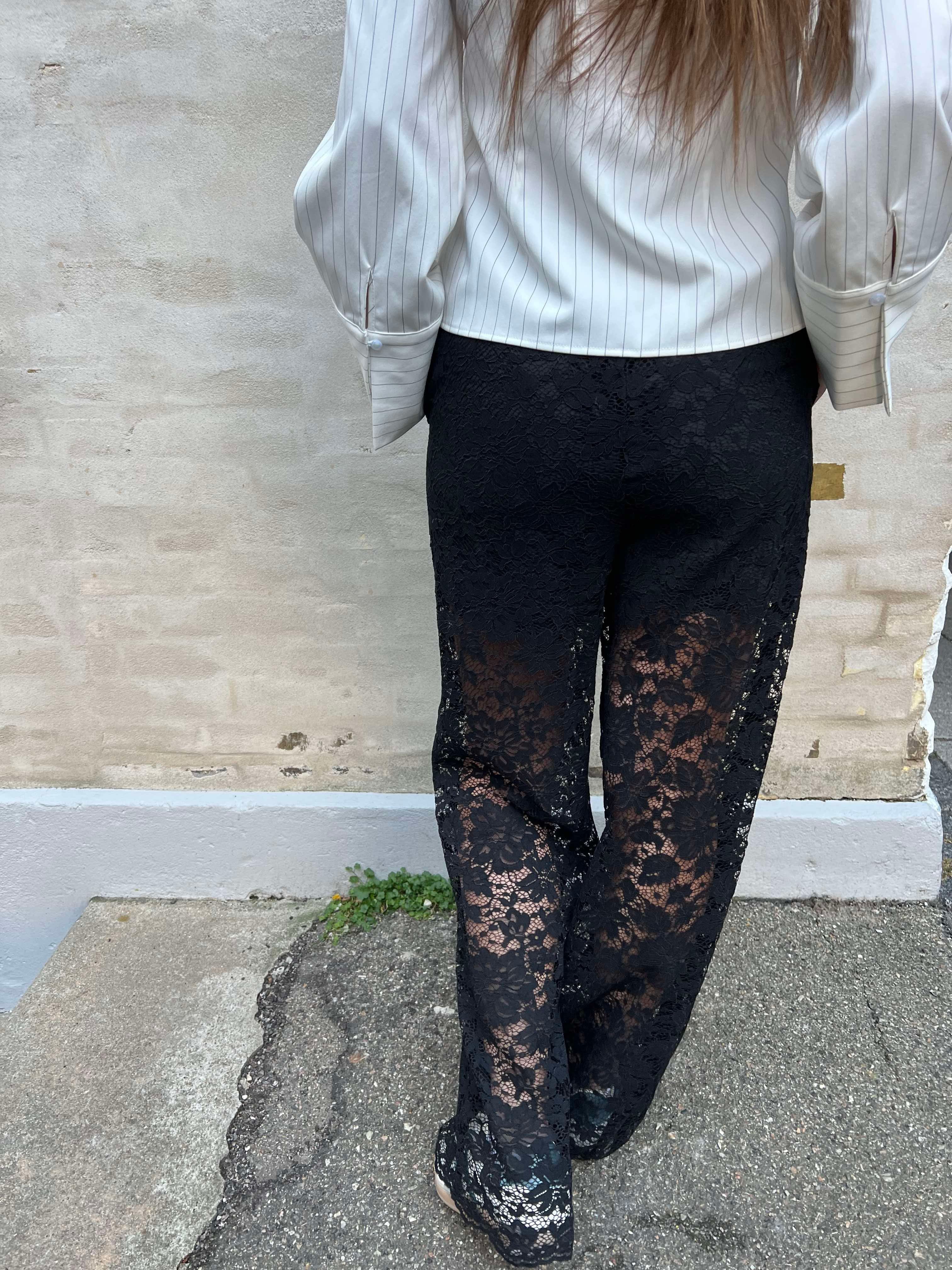 Lami lace pants black