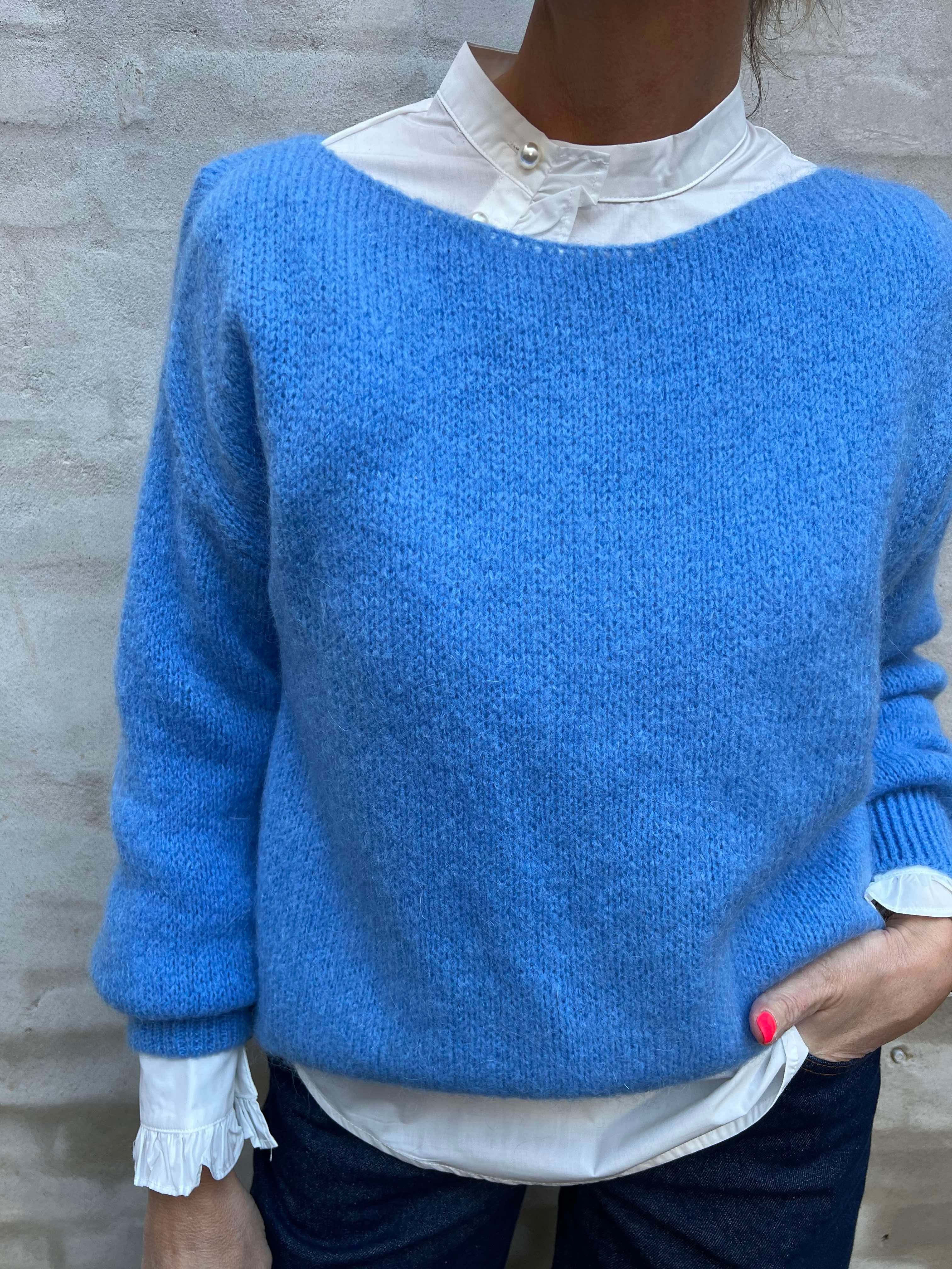 Rosa knit azur blue