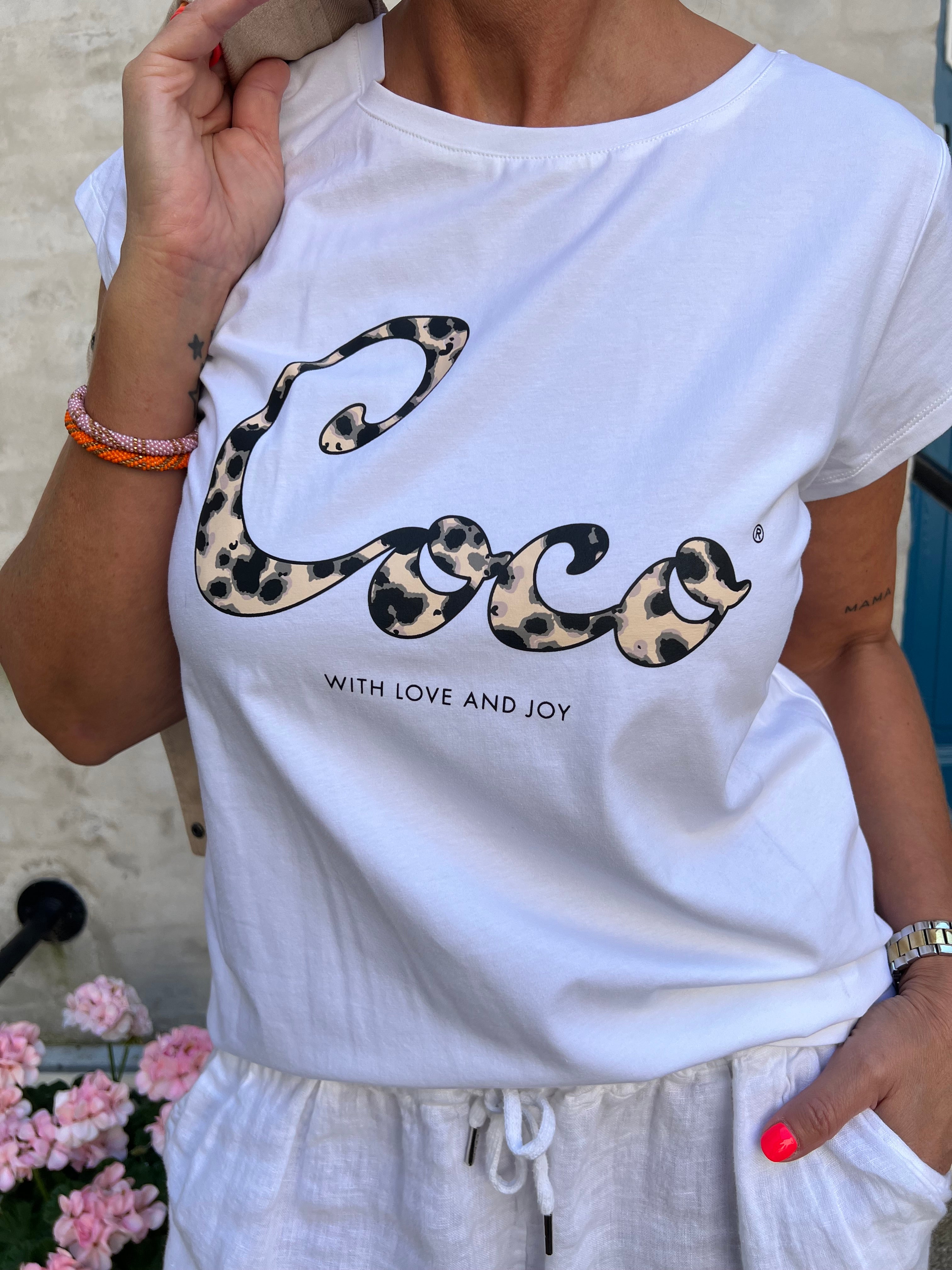 LeoCC Coco tee white